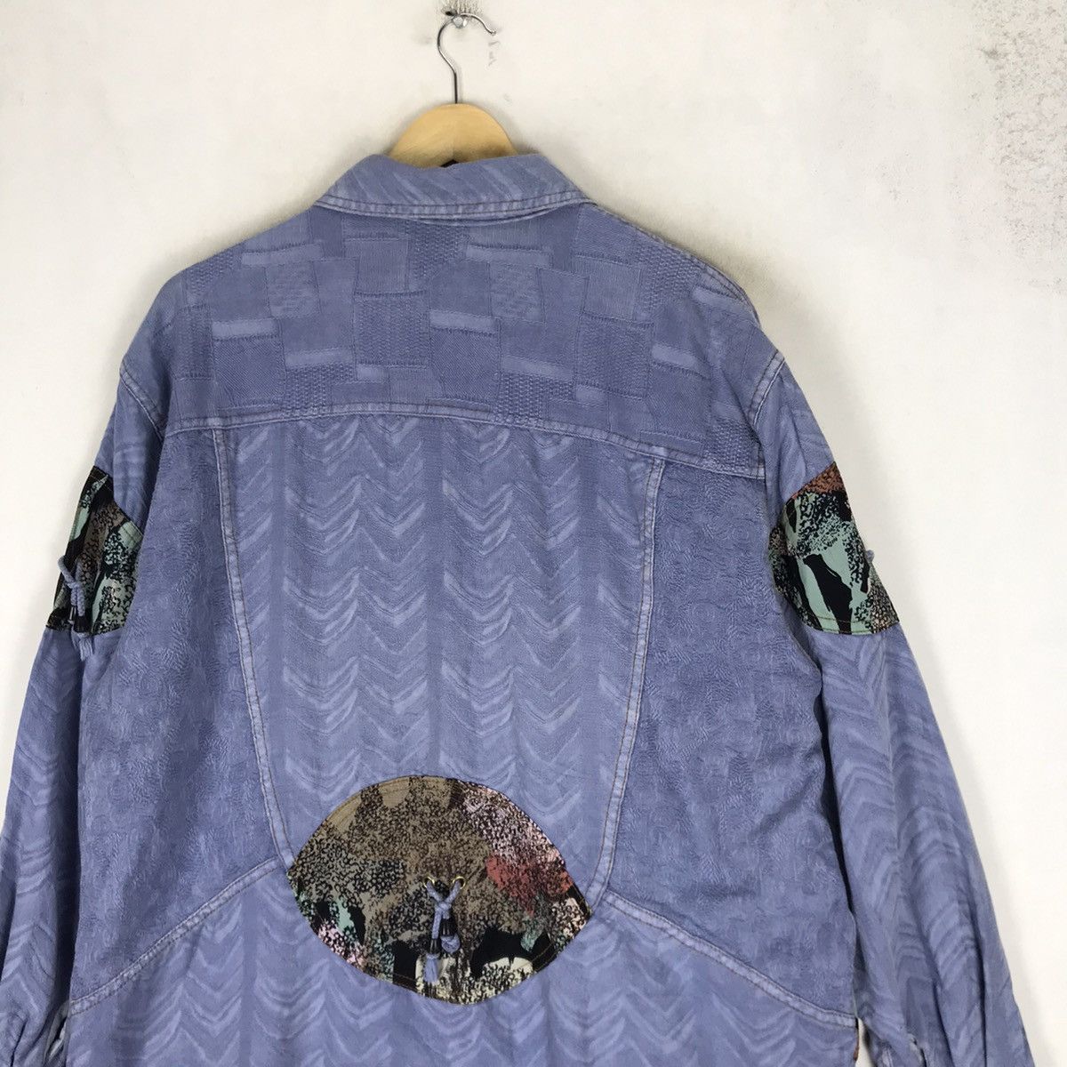 Japanese Brand Unisex Iconic Japanese Traditions Sashiko Boro Oversize Size US M / EU 48-50 / 2 - 15 Thumbnail