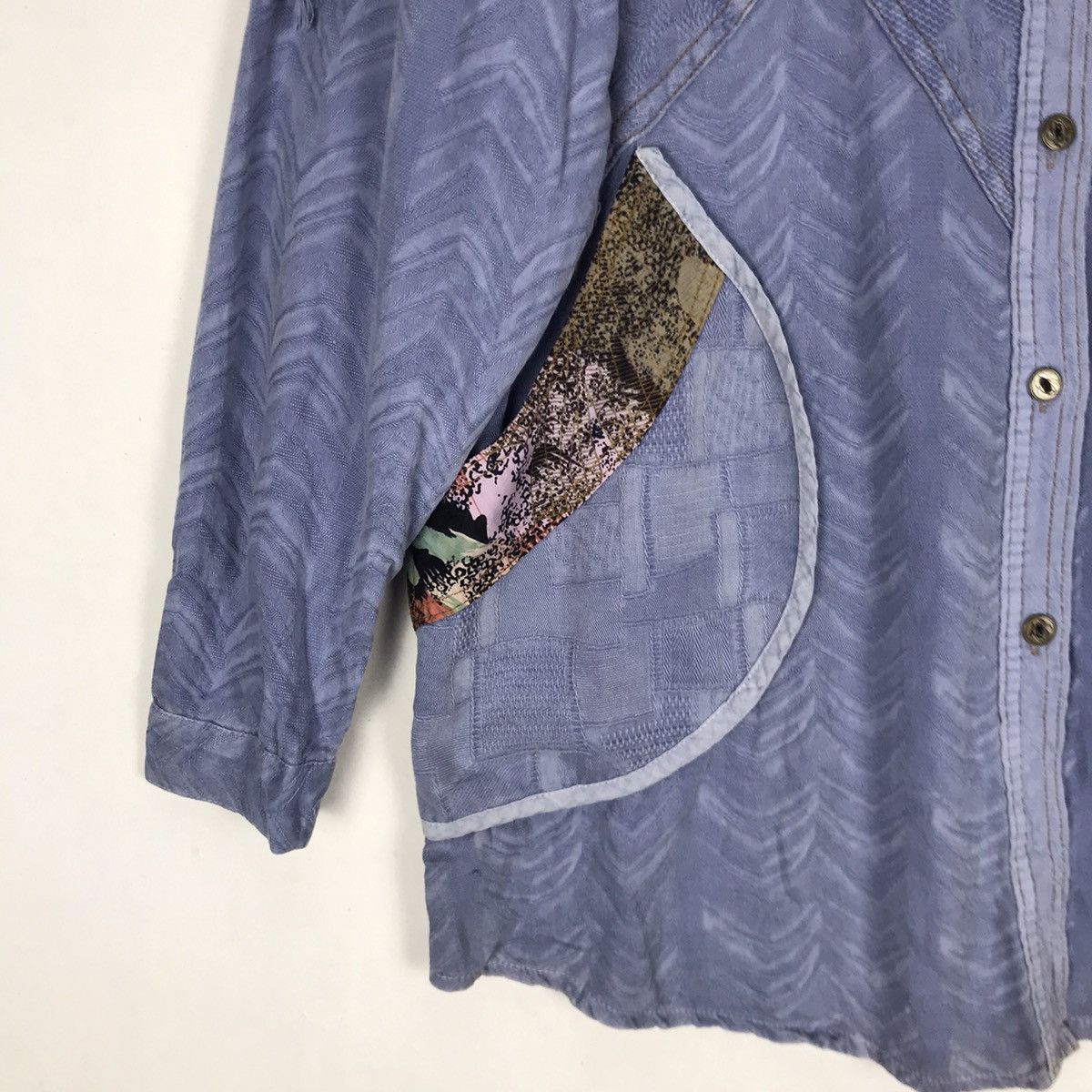 Japanese Brand Unisex Iconic Japanese Traditions Sashiko Boro Oversize Size US M / EU 48-50 / 2 - 12 Thumbnail