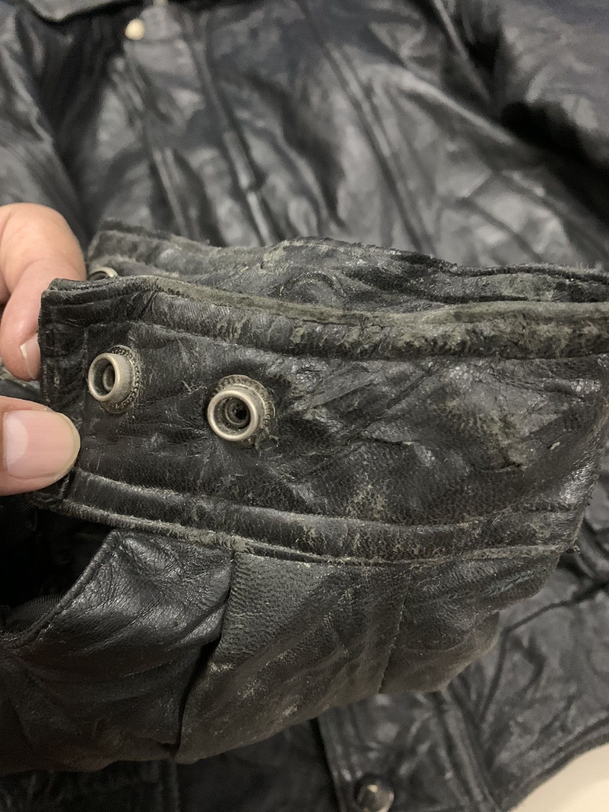 Vintage Leather Jacket ‘sheepskin’ Size US XL / EU 56 / 4 - 9 Thumbnail