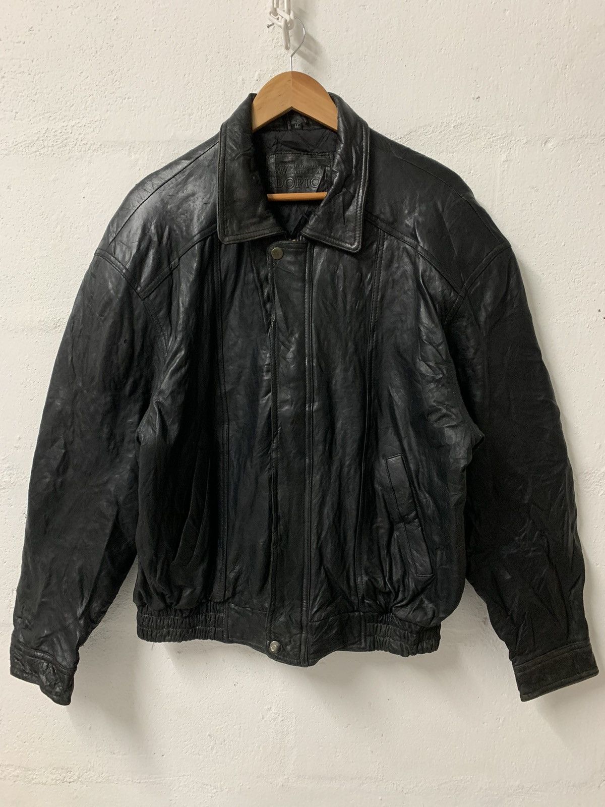 Vintage Leather Jacket ‘sheepskin’ Size US XL / EU 56 / 4 - 1 Thumbnail