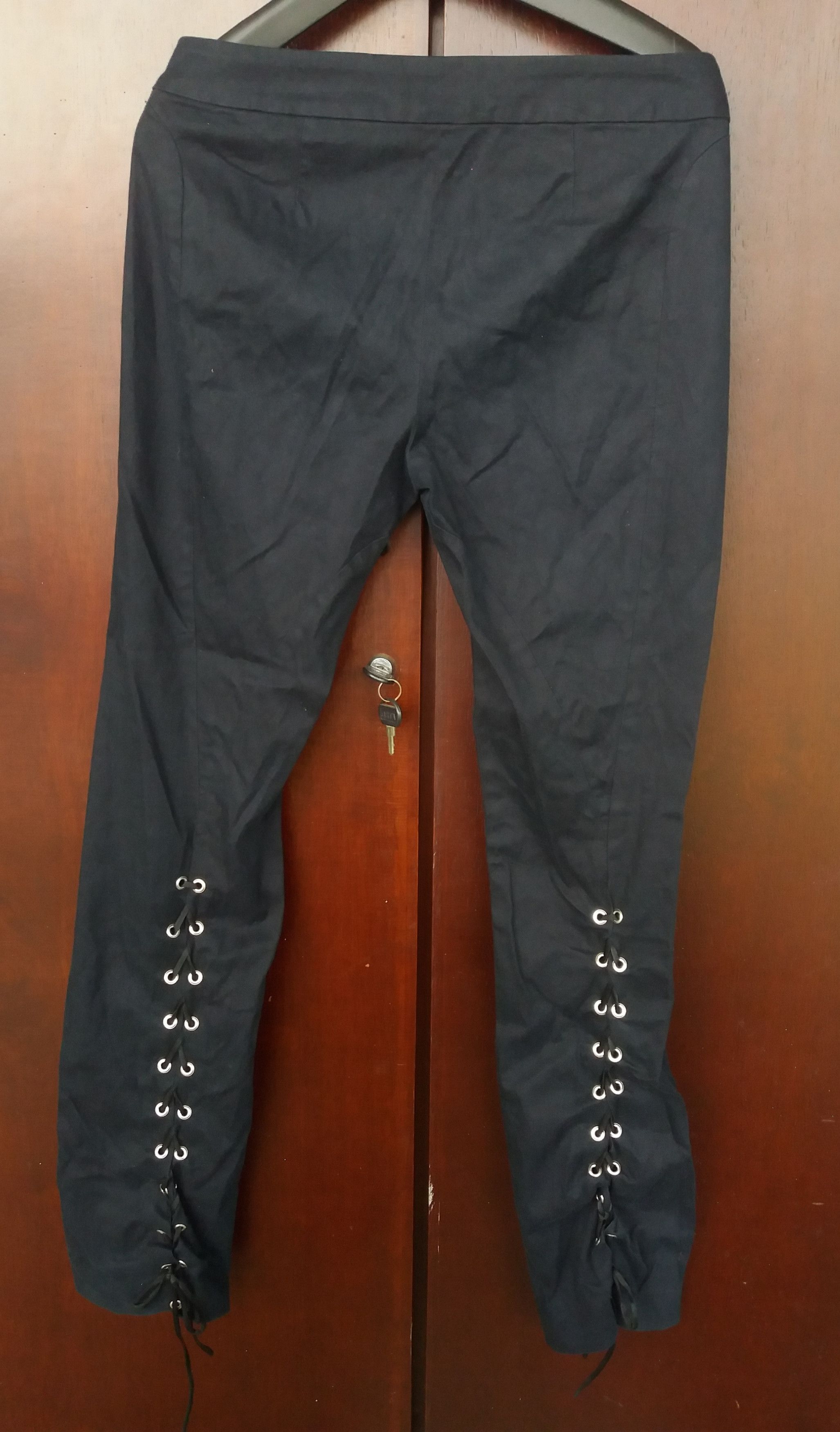 S/S 2003 VERSACE PANT CORSET W/LACE BACK LEG