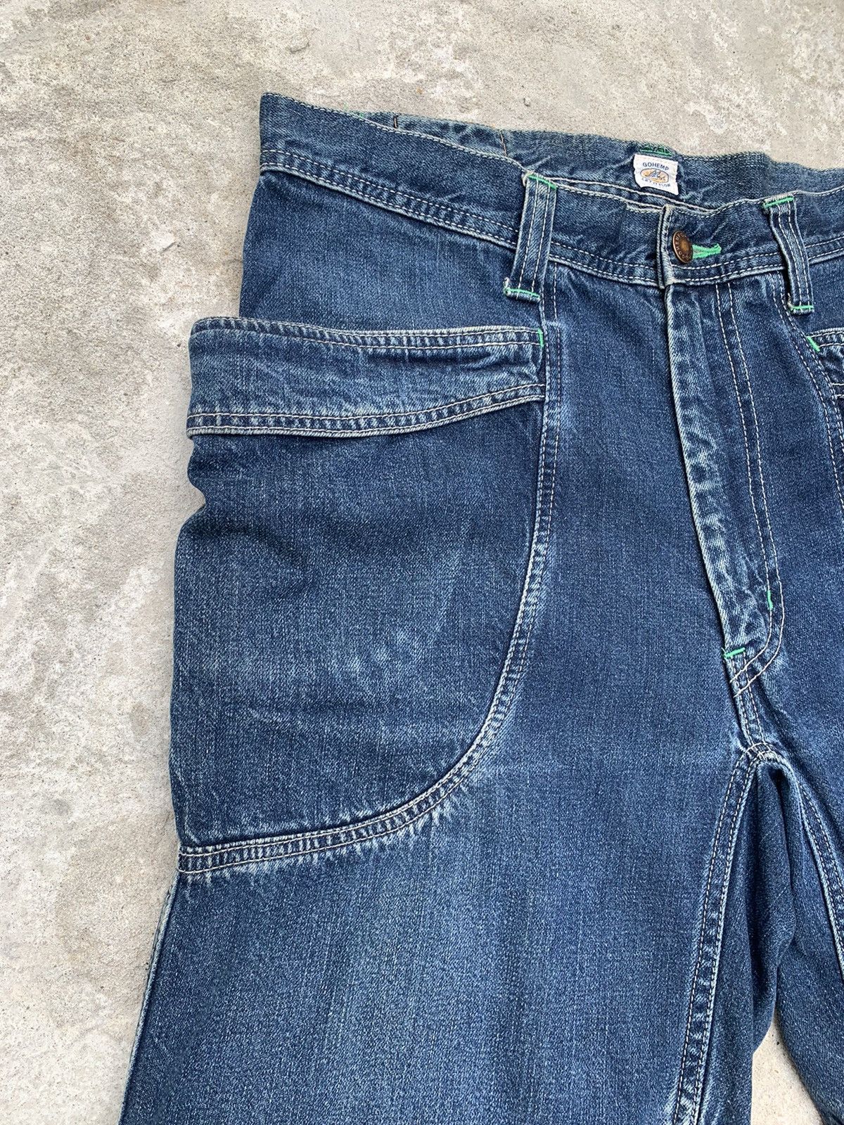 Japanese Brand GO HEMP VENDOR ANKLE CUT PANTS by JO HASHIMOTO Size US 31 - 9 Thumbnail