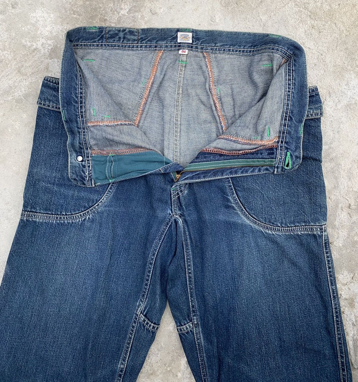 Japanese Brand GO HEMP VENDOR ANKLE CUT PANTS by JO HASHIMOTO Size US 31 - 16 Thumbnail