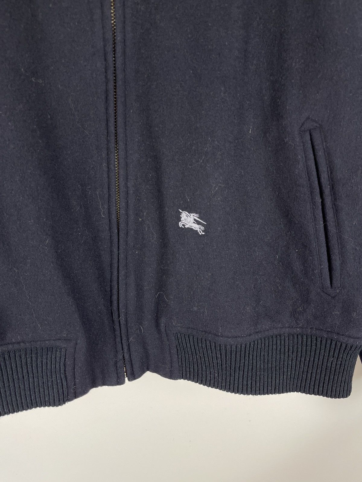 Burberry Burberrys vintage wool cashmere nova check small logo bomber Size US L / EU 52-54 / 3 - 10 Thumbnail