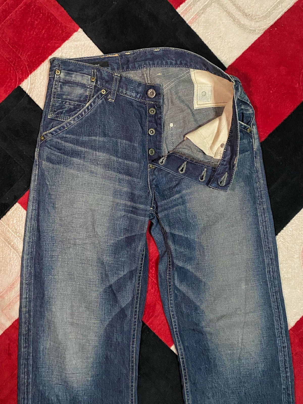 Johnbull Japanese Brand John Bull Kojima Back Buckle Japan Denim Size US 32 / EU 48 - 5 Thumbnail