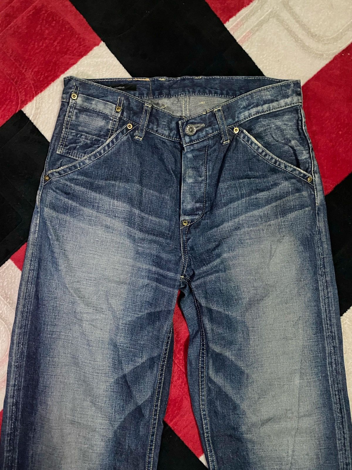 Johnbull Japanese Brand John Bull Kojima Back Buckle Japan Denim Size US 32 / EU 48 - 2 Thumbnail