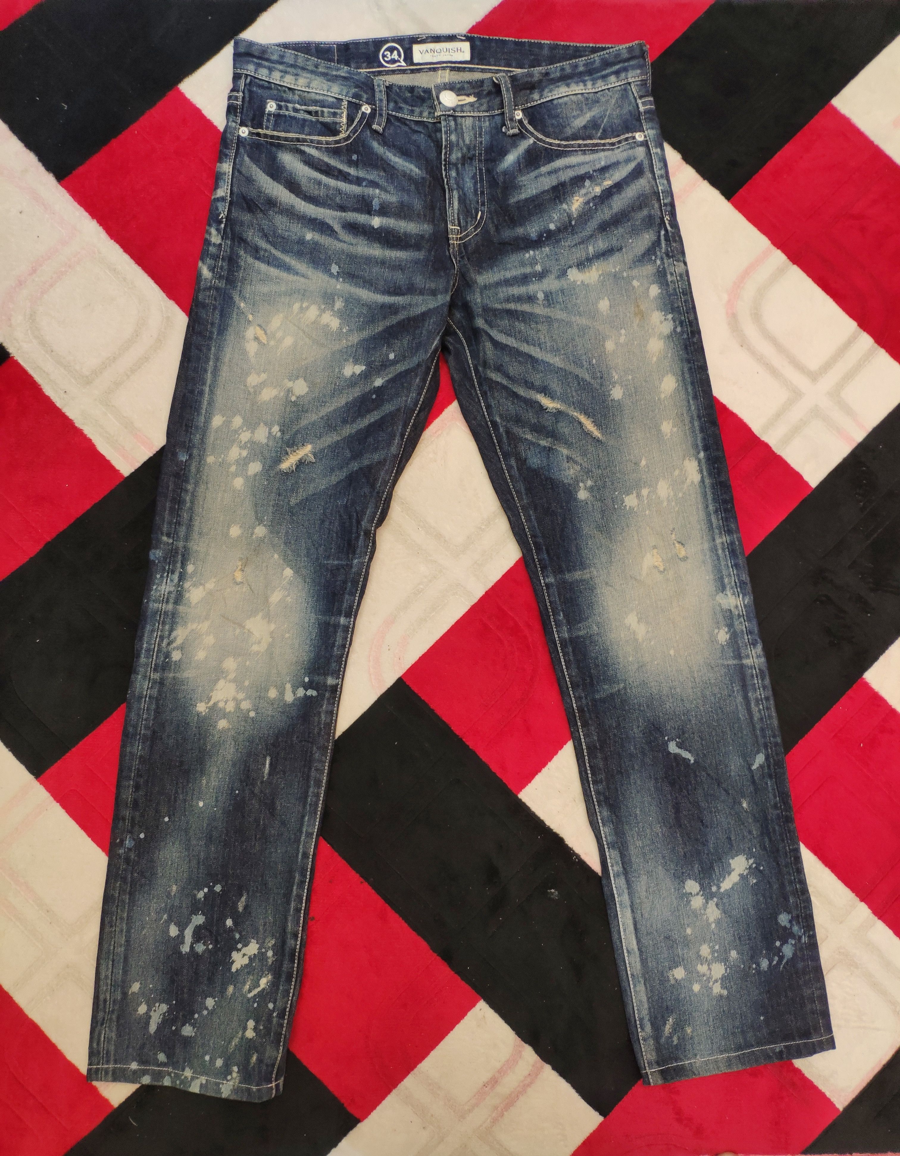 Japanese Brand × Vanquish Vanquish Tokyo Painter Denim Jeans Size US 34 / EU 50 - 1 Thumbnail