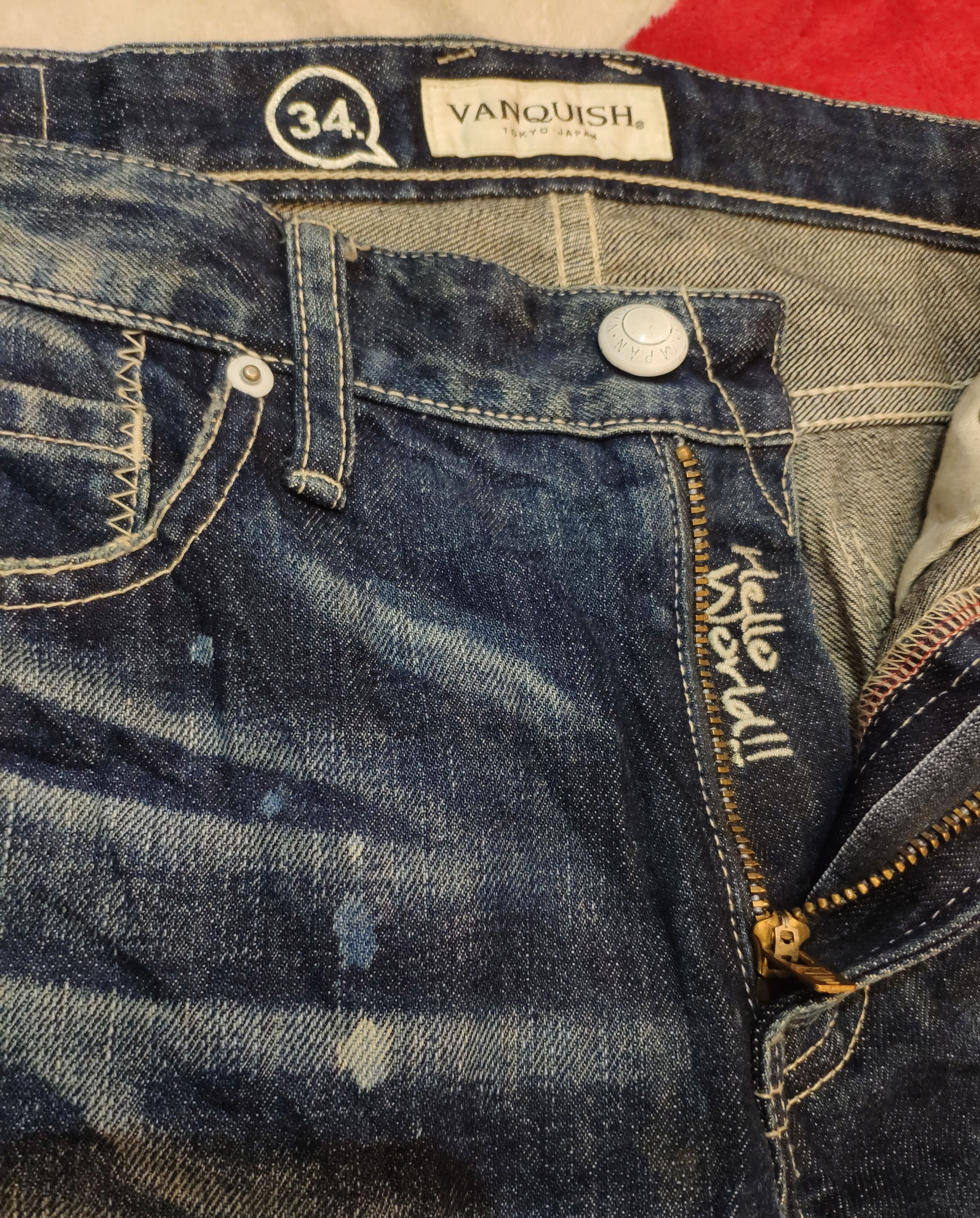Japanese Brand × Vanquish Vanquish Tokyo Painter Denim Jeans Size US 34 / EU 50 - 7 Thumbnail