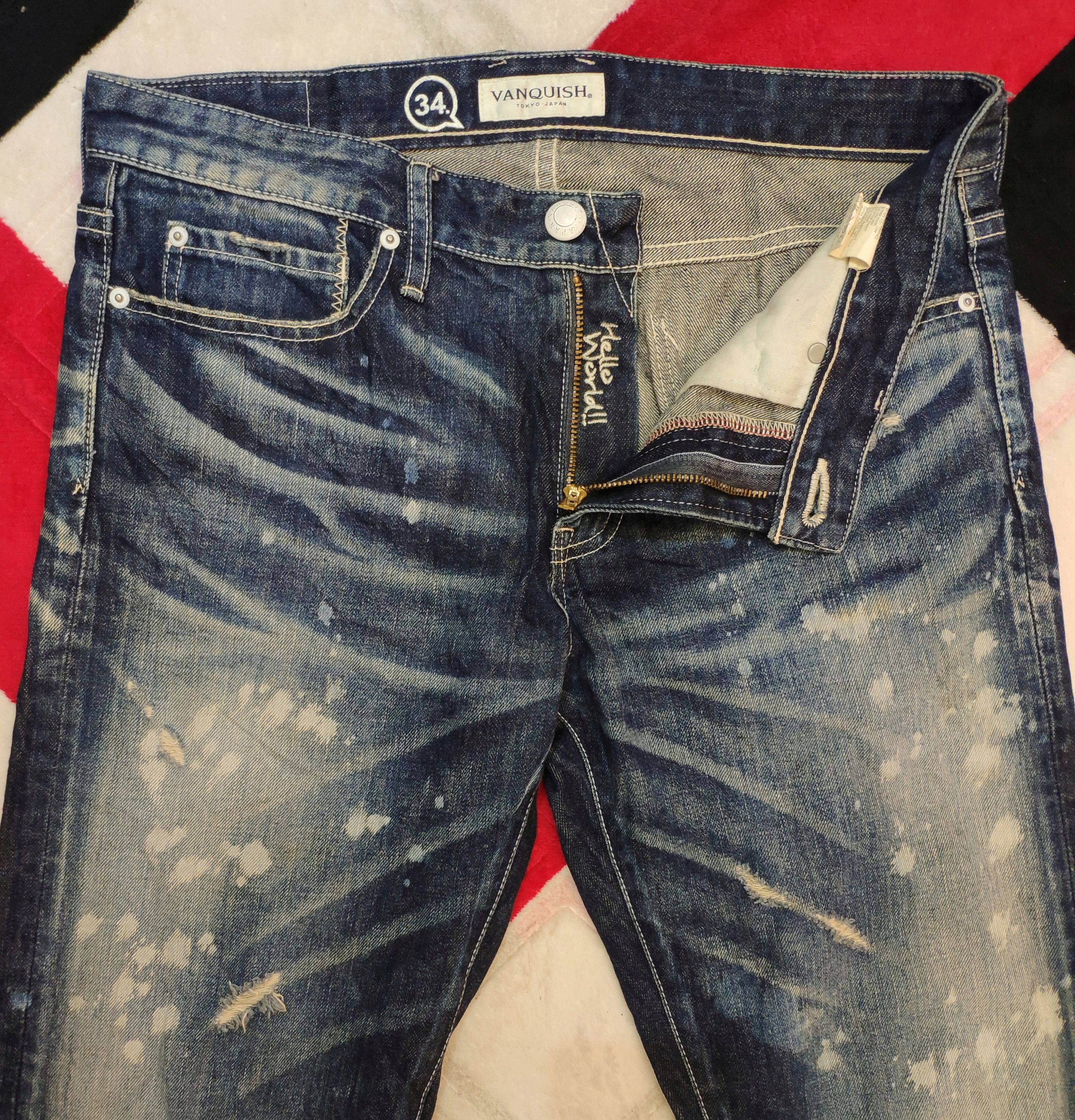 Japanese Brand × Vanquish Vanquish Tokyo Painter Denim Jeans Size US 34 / EU 50 - 4 Thumbnail