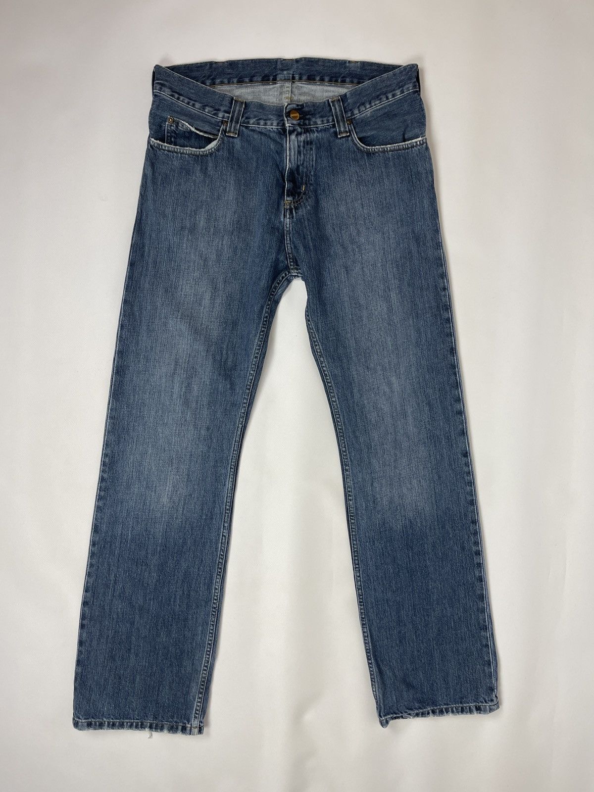 Carhartt Carhartt vintage rocking pant distressed denim jeans Size US 32 / EU 48 - 9 Thumbnail