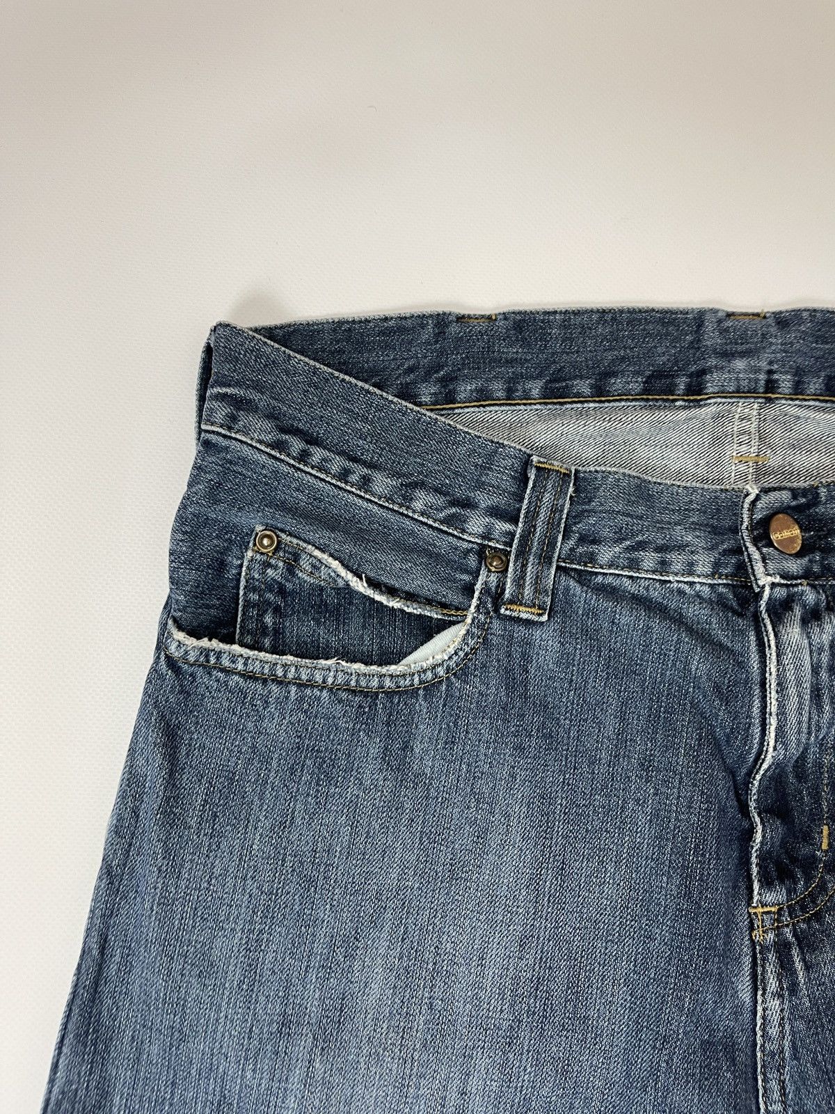 Carhartt Carhartt vintage rocking pant distressed denim jeans Size US 32 / EU 48 - 12 Thumbnail