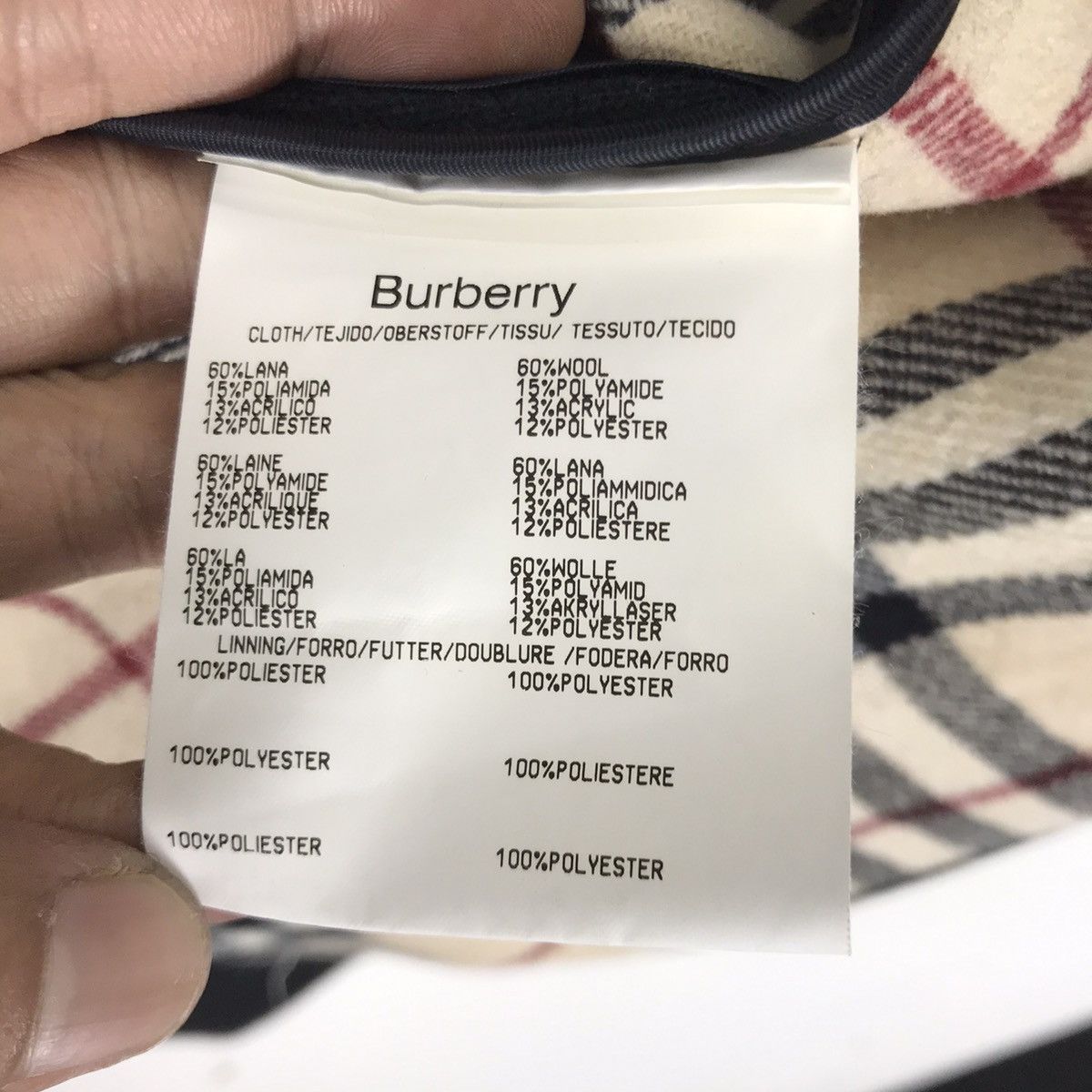 Burberry Made in Spain Burberry London Nova Check Wool Jacket Size M / US 6-8 / IT 42-44 - 11 Thumbnail