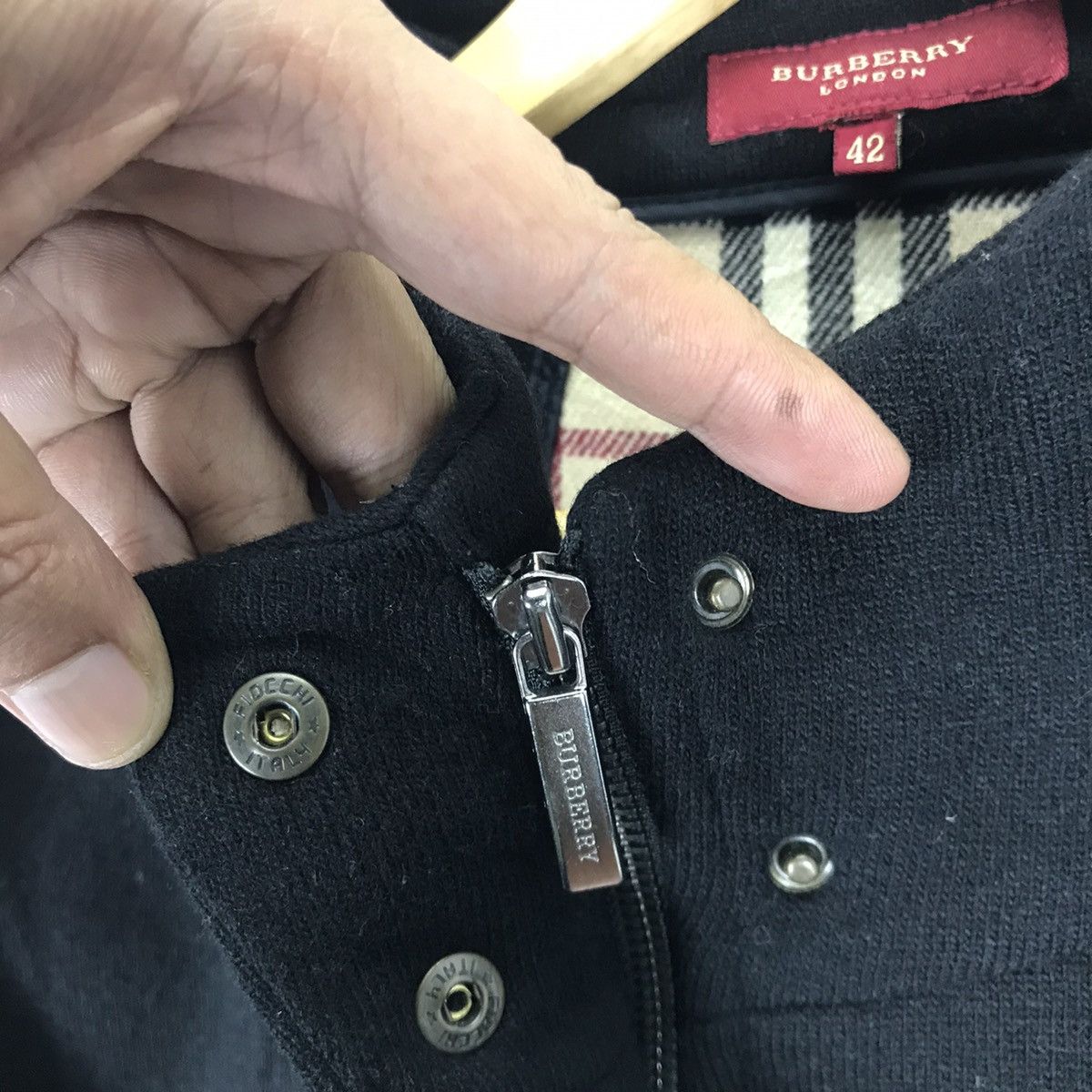 Burberry Made in Spain Burberry London Nova Check Wool Jacket Size M / US 6-8 / IT 42-44 - 16 Thumbnail
