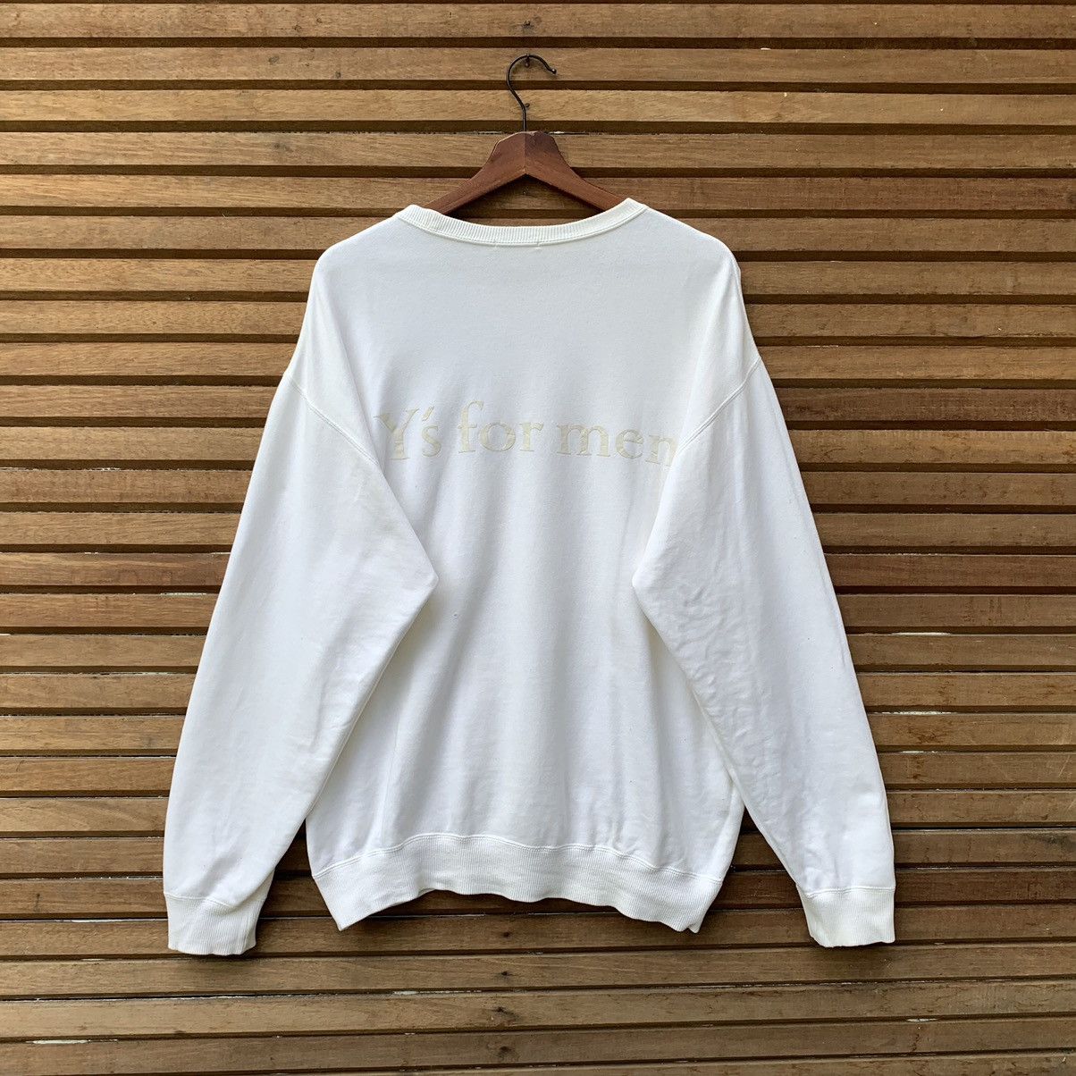 Yohji Yamamoto Yohji Yamamoto YS FOR MEN Crewneck Big Logo Size US L / EU 52-54 / 3 - 4 Thumbnail