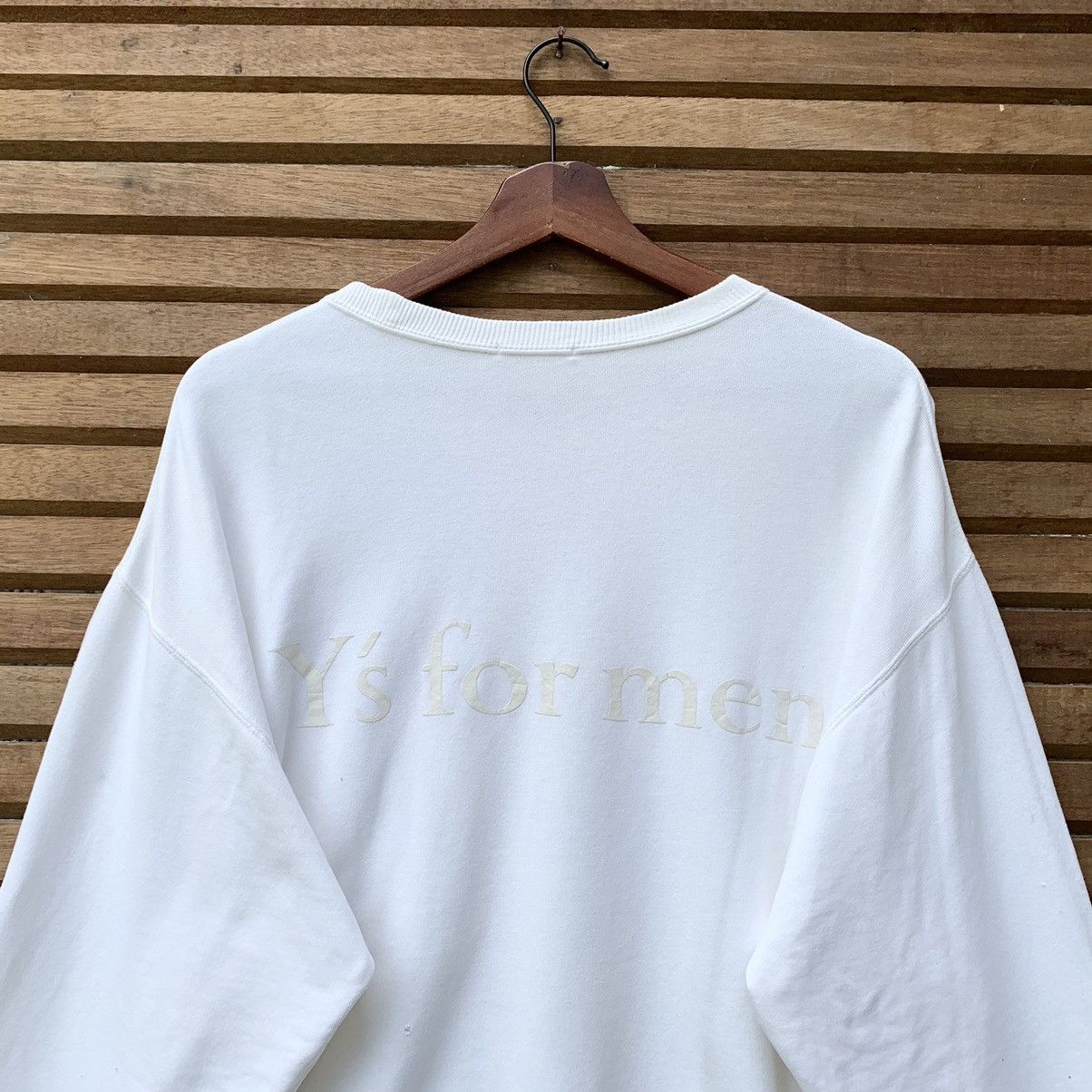 Yohji Yamamoto Yohji Yamamoto YS FOR MEN Crewneck Big Logo Size US L / EU 52-54 / 3 - 6 Thumbnail