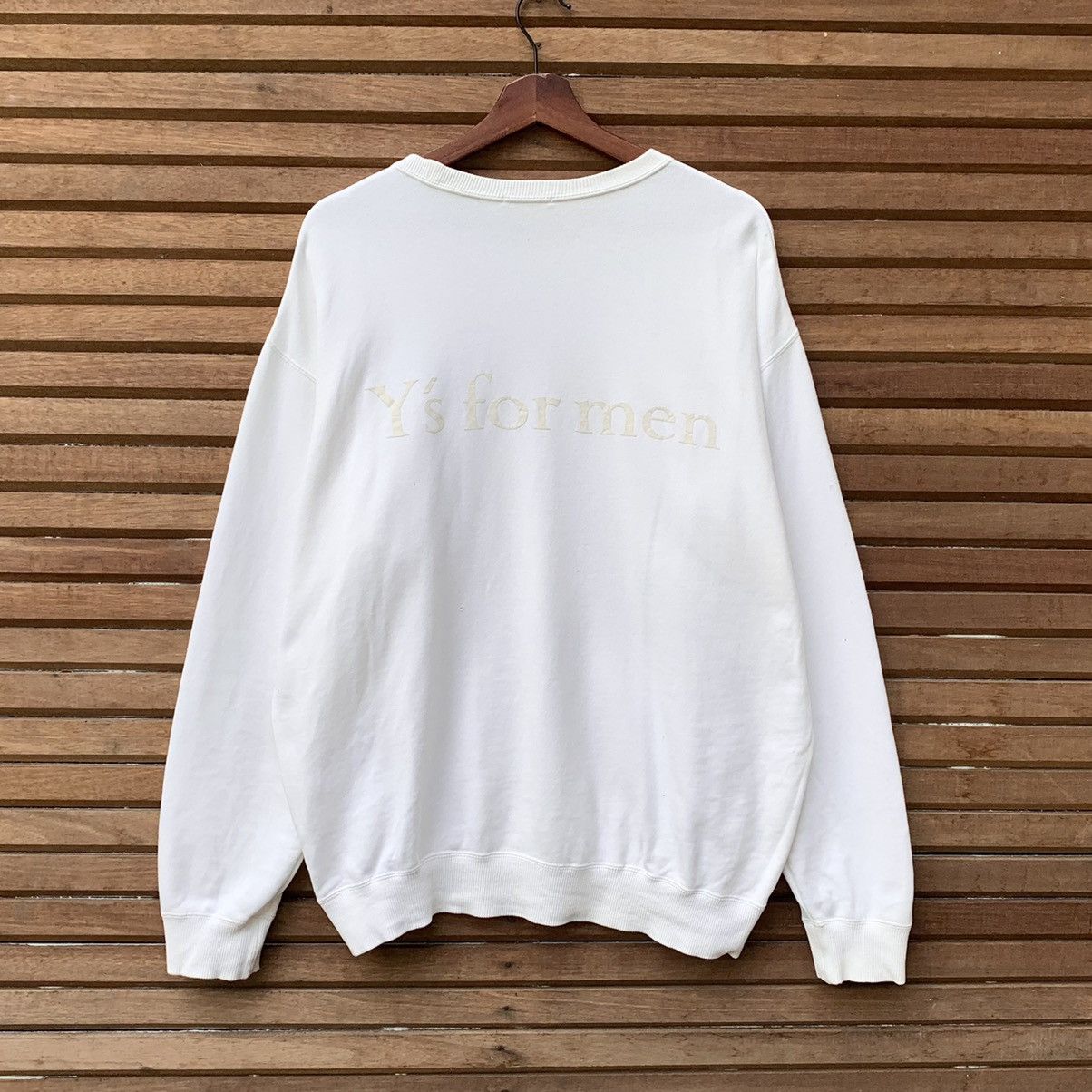 Yohji Yamamoto Yohji Yamamoto YS FOR MEN Crewneck Big Logo Size US L / EU 52-54 / 3 - 3 Thumbnail