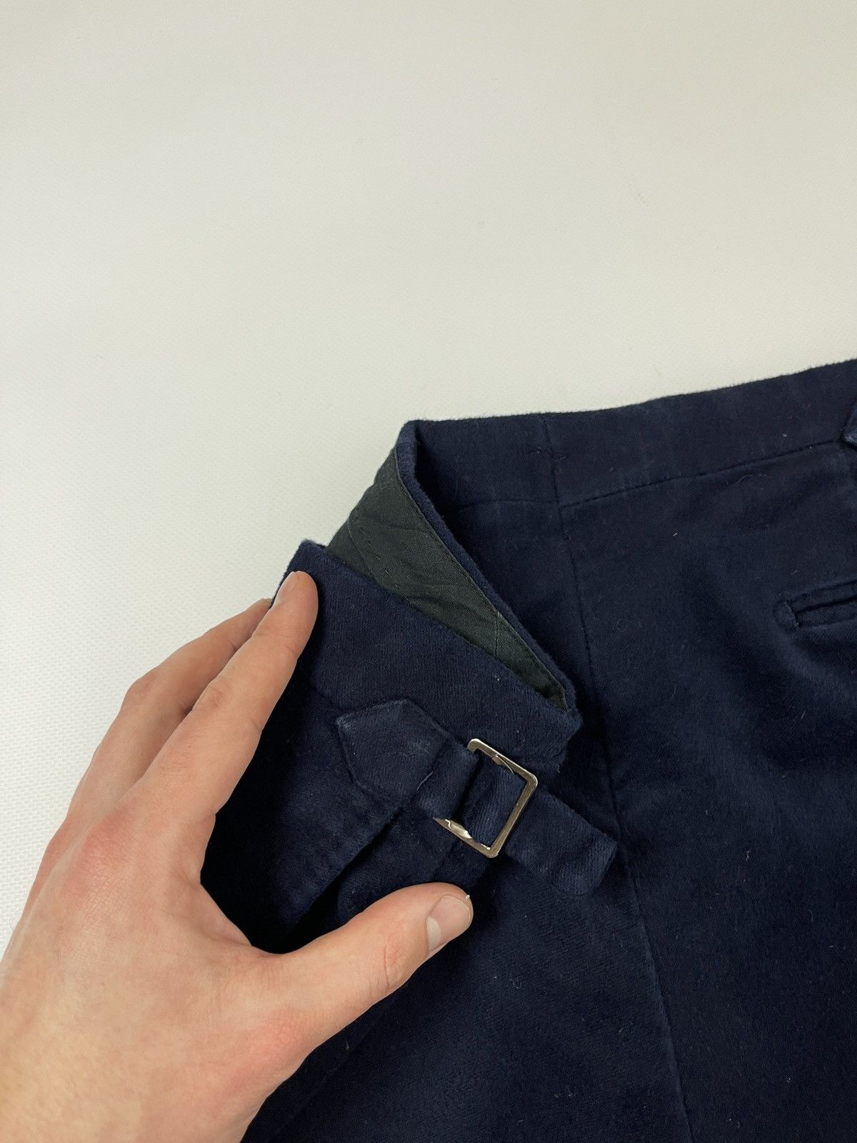 Suitsupply Suitsupply Lazio Navy cropped short pants chinos Size 42S - 12 Thumbnail