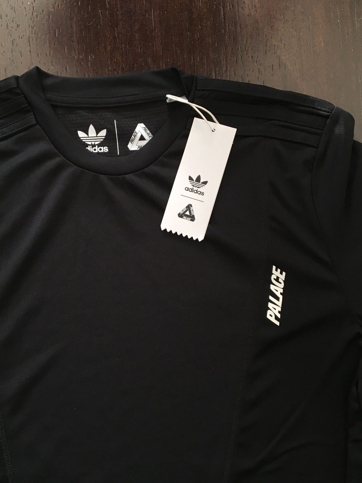 Adidas Palace Palace X Adidas Long sleeve Tee Black New Grailed