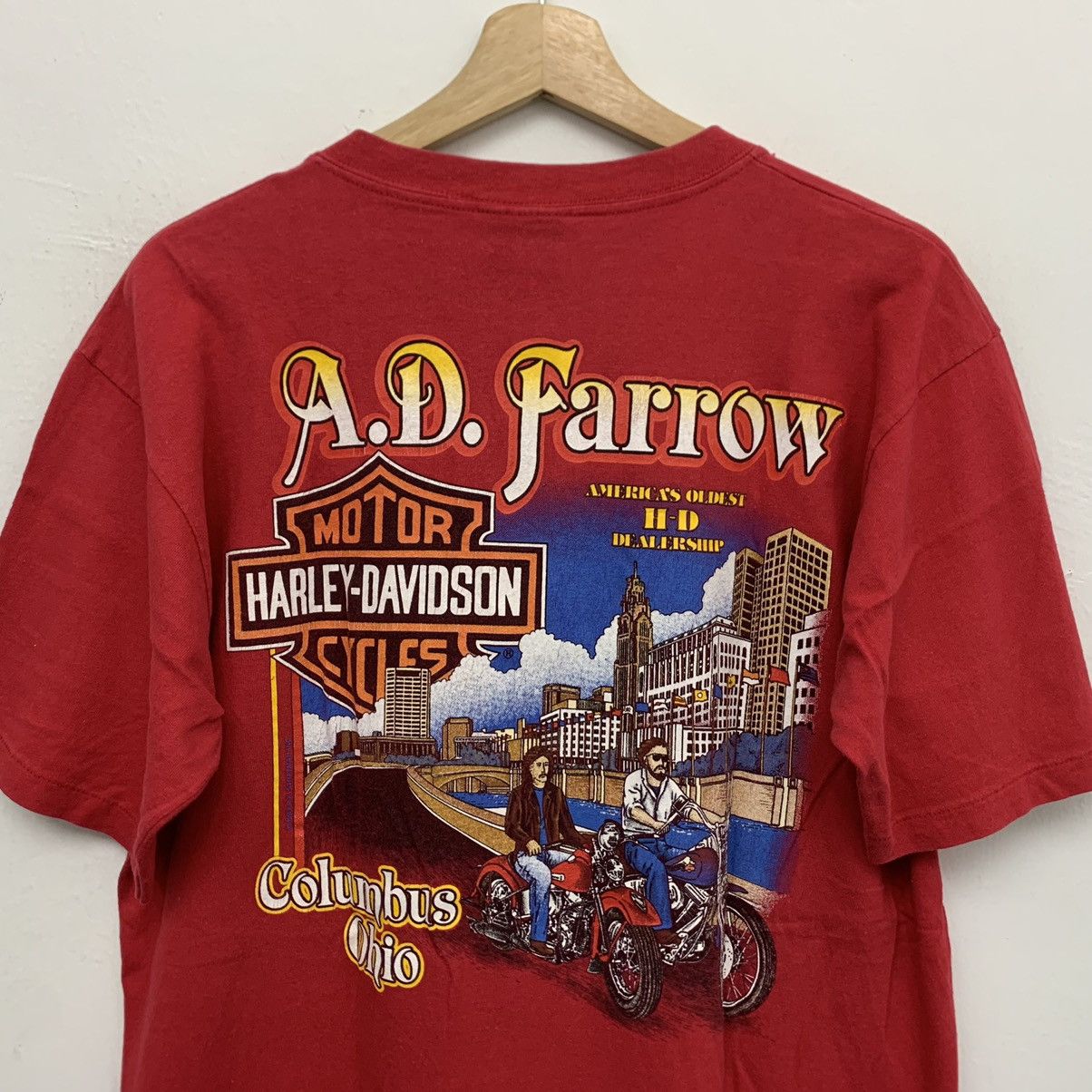 Harley Davidson × Vintage Vintage 1993 Harley Davidson Tshirt Size US L / EU 52-54 / 3 - 3 Thumbnail