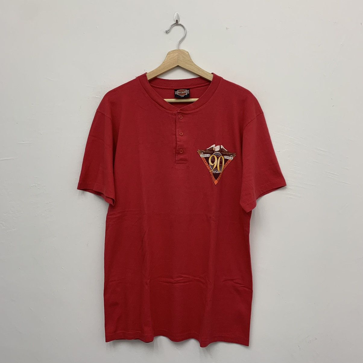 Harley Davidson × Vintage Vintage 1993 Harley Davidson Tshirt Size US L / EU 52-54 / 3 - 2 Thumbnail
