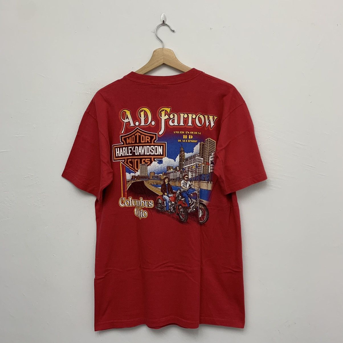 Harley Davidson × Vintage Vintage 1993 Harley Davidson Tshirt Size US L / EU 52-54 / 3 - 1 Thumbnail