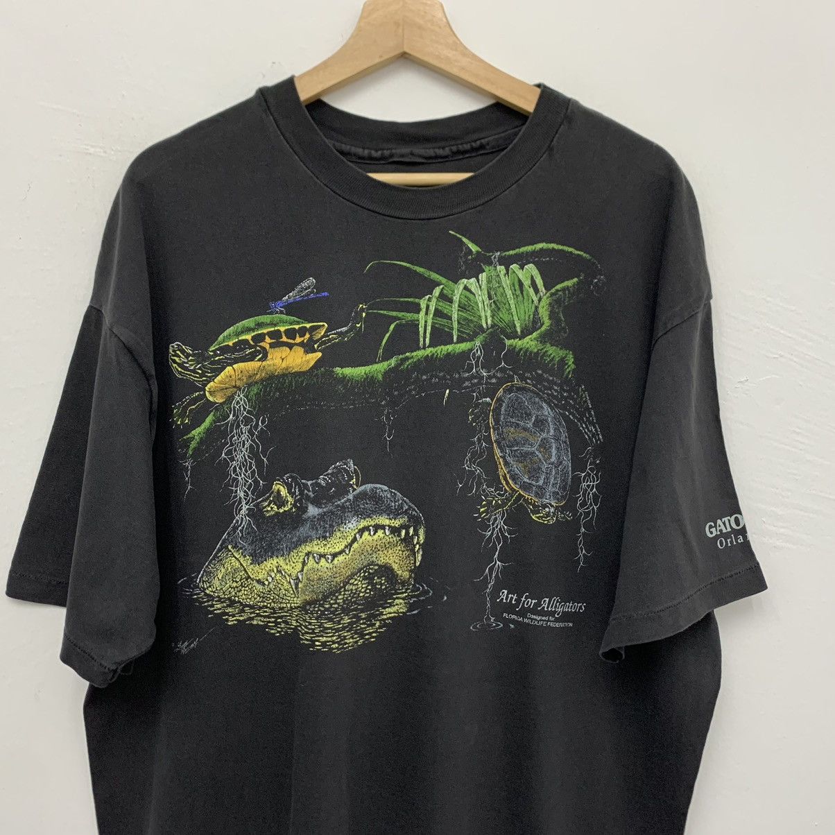 Habitat × Vintage Vintage 90s Gatorland T-shirt Size US L / EU 52-54 / 3 - 3 Thumbnail
