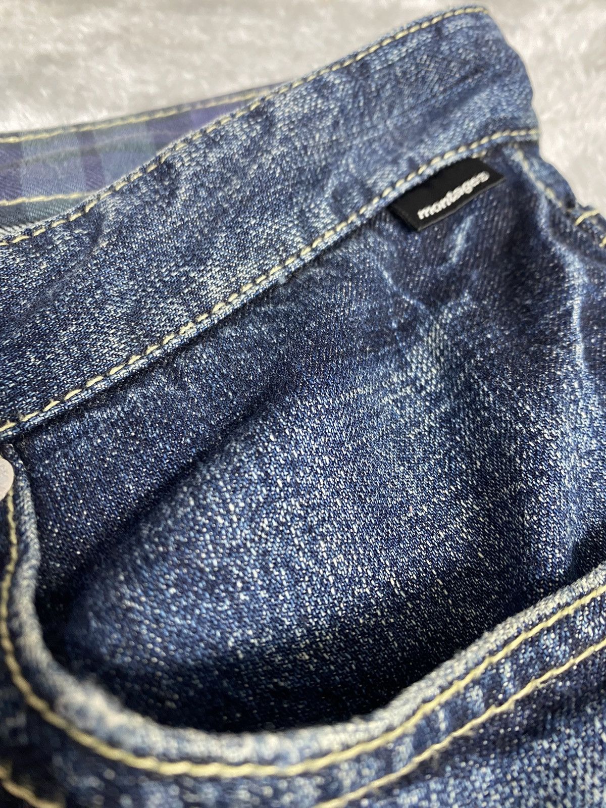 Montage Montage Distressed Denim Jeans. S0217 Size US 36 / EU 52 - 10 Thumbnail