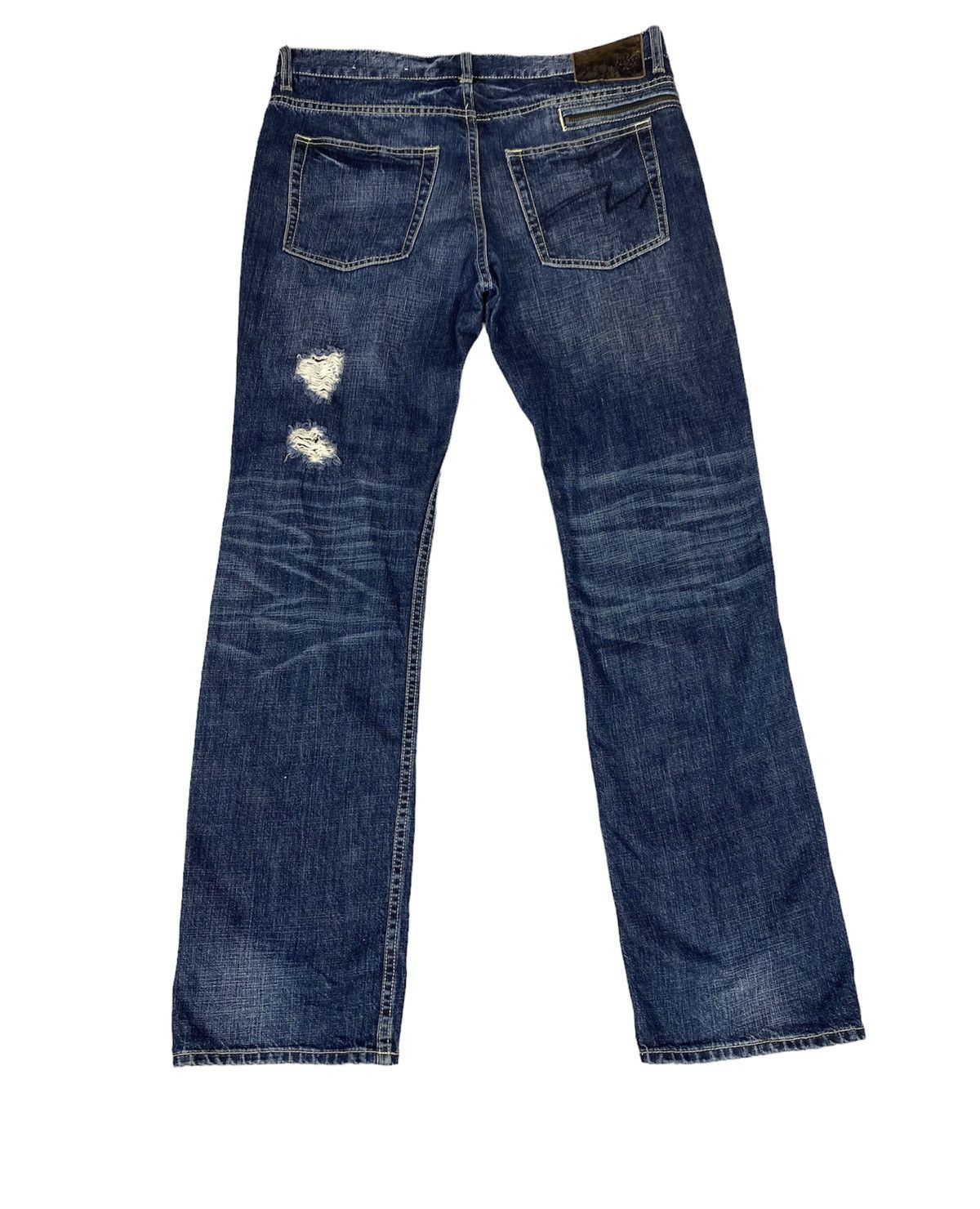 Montage Montage Distressed Denim Jeans. S0217 Size US 36 / EU 52 - 2 Thumbnail
