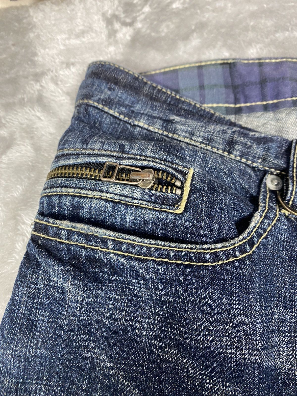 Montage Montage Distressed Denim Jeans. S0217 Size US 36 / EU 52 - 9 Thumbnail