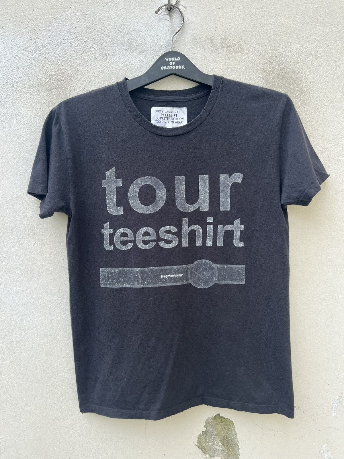 Fragment Design × PEEL&LIFT Peel & Lift X Fragment Design Distress Black Tour t shirt Size US S / EU 44-46 / 1 - 5 Thumbnail