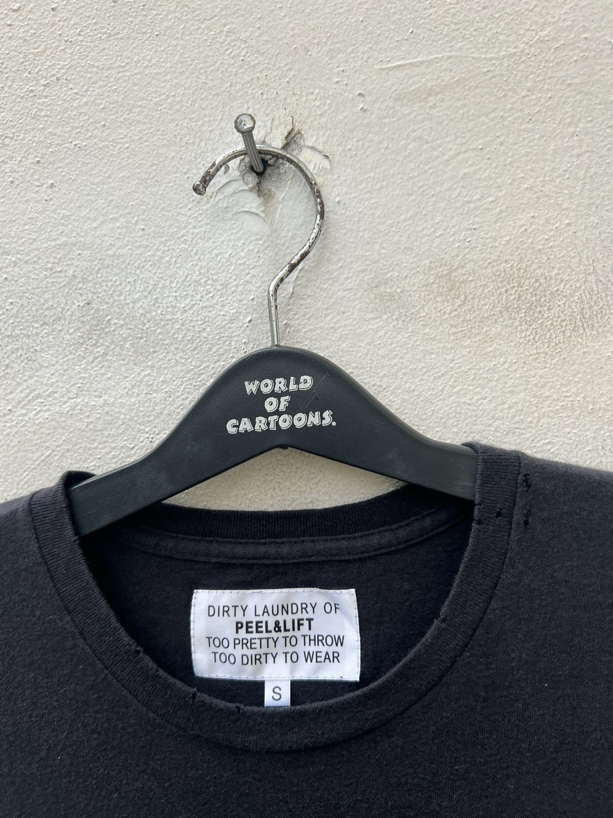 Fragment Design × PEEL&LIFT Peel & Lift X Fragment Design Distress Black Tour t shirt Size US S / EU 44-46 / 1 - 6 Thumbnail