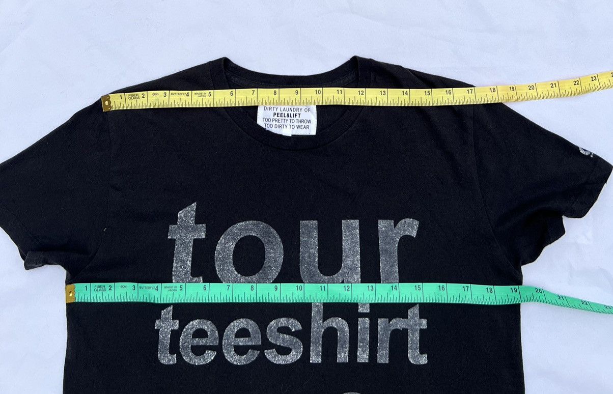 Fragment Design × PEEL&LIFT Peel & Lift X Fragment Design Distress Black Tour t shirt Size US S / EU 44-46 / 1 - 2 Thumbnail