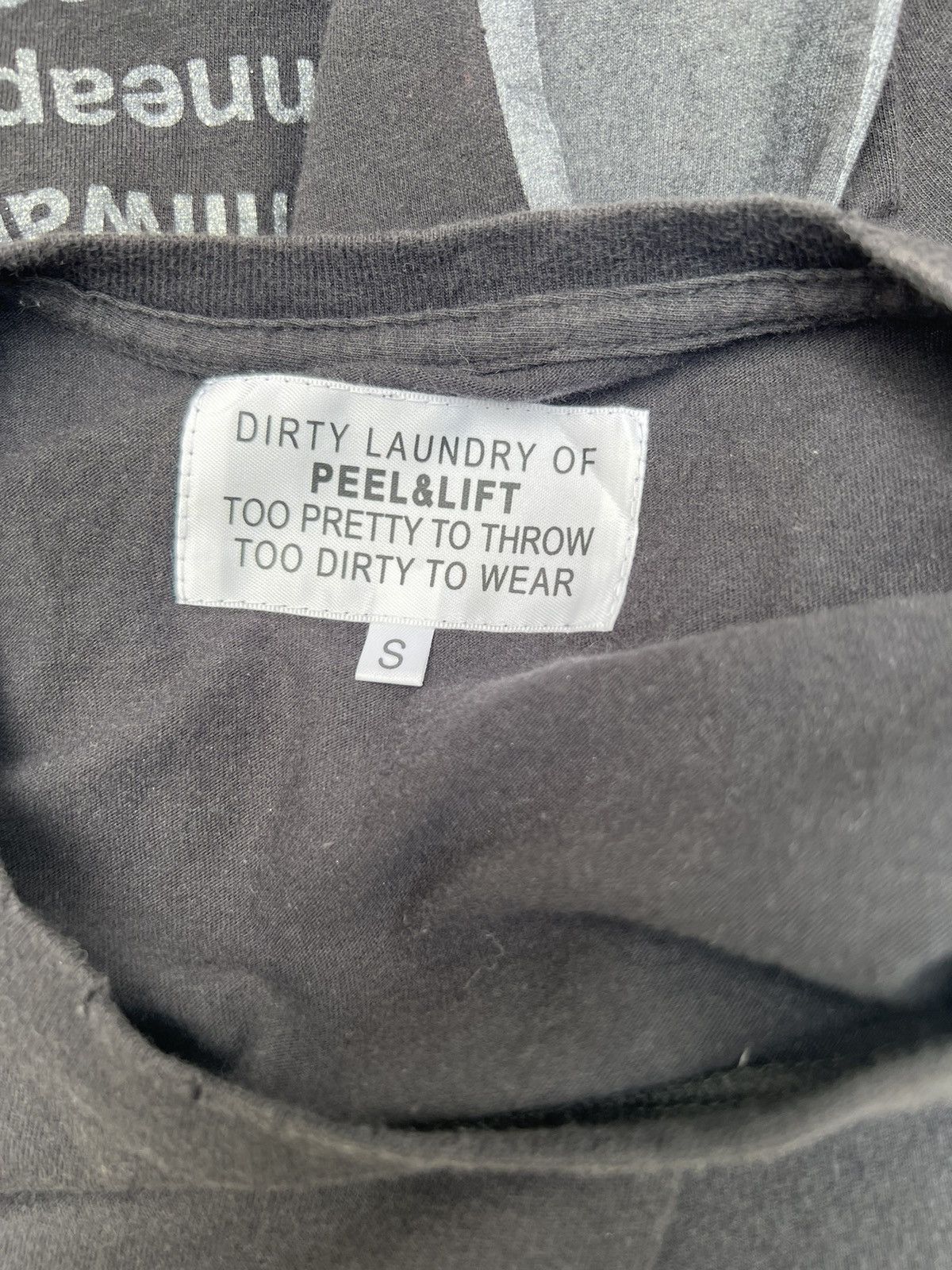 Fragment Design × PEEL&LIFT Peel & Lift X Fragment Design Distress Black Tour t shirt Size US S / EU 44-46 / 1 - 18 Thumbnail