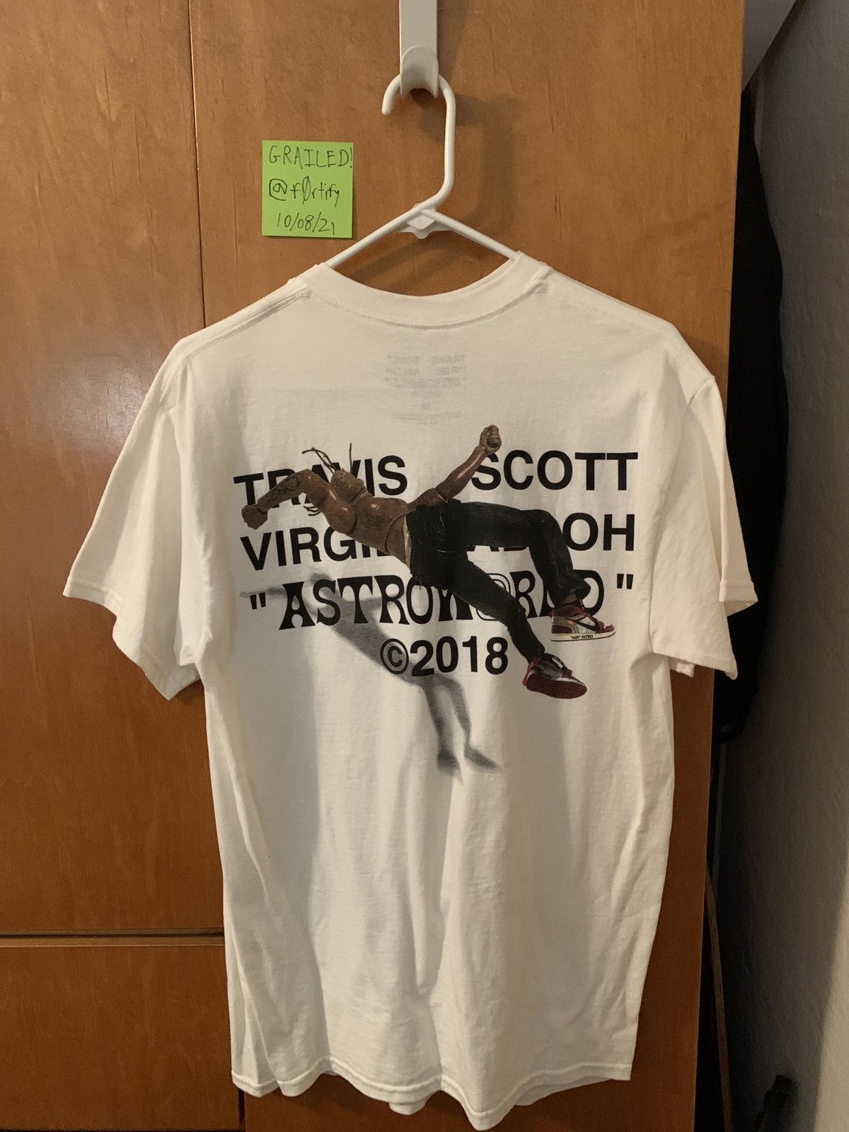 Off White Travis Scott Off White x Travis Scott 1 500 By A Thread T Shirt Grailed