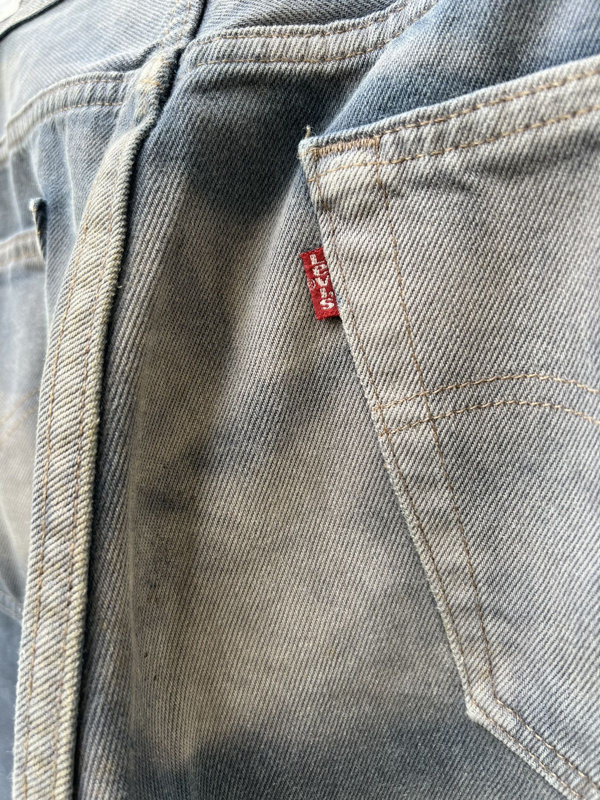 Levi's Vintage 1998 Levi’s 501 Made in Usa Sun Faded Denim Jeans Size US 37 - 19 Thumbnail