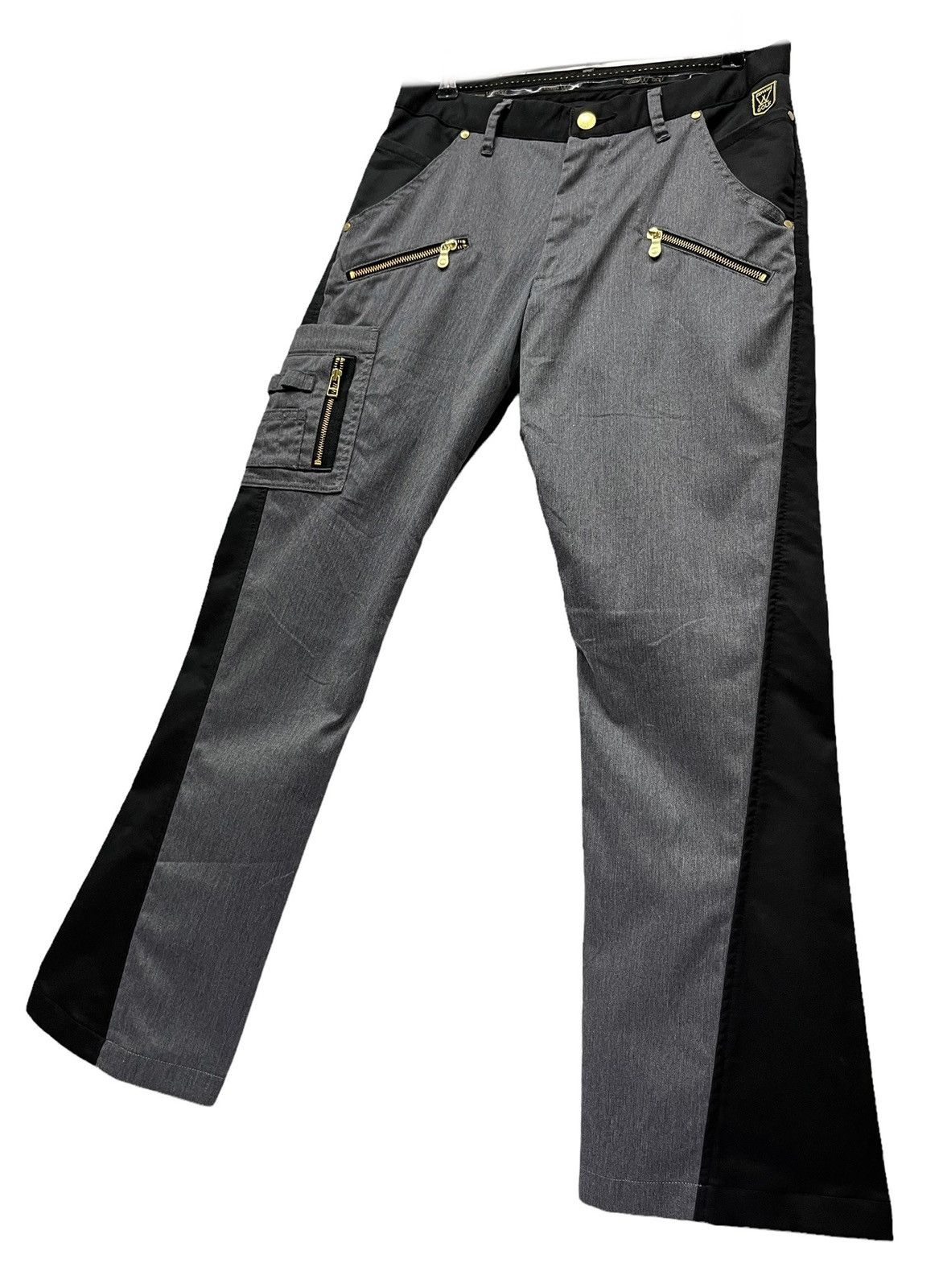Edwin FIRE🔥Hybrid Tactical Pocket Punk Zipper Poly-Cotton Flare Size US 30 / EU 46 - 4 Thumbnail