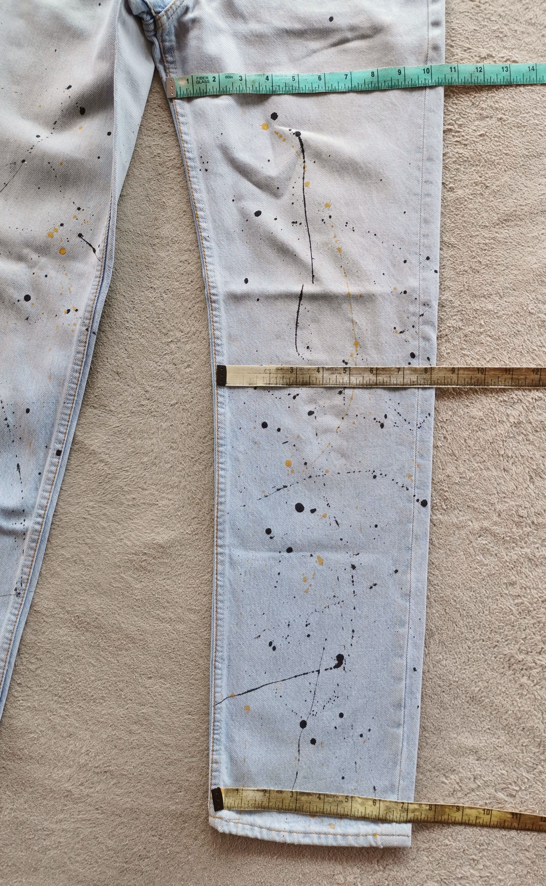 Levi's 1990 Vintage Levis 501 Paint Splash Jeans Size US 30 / EU 46 - 12 Thumbnail