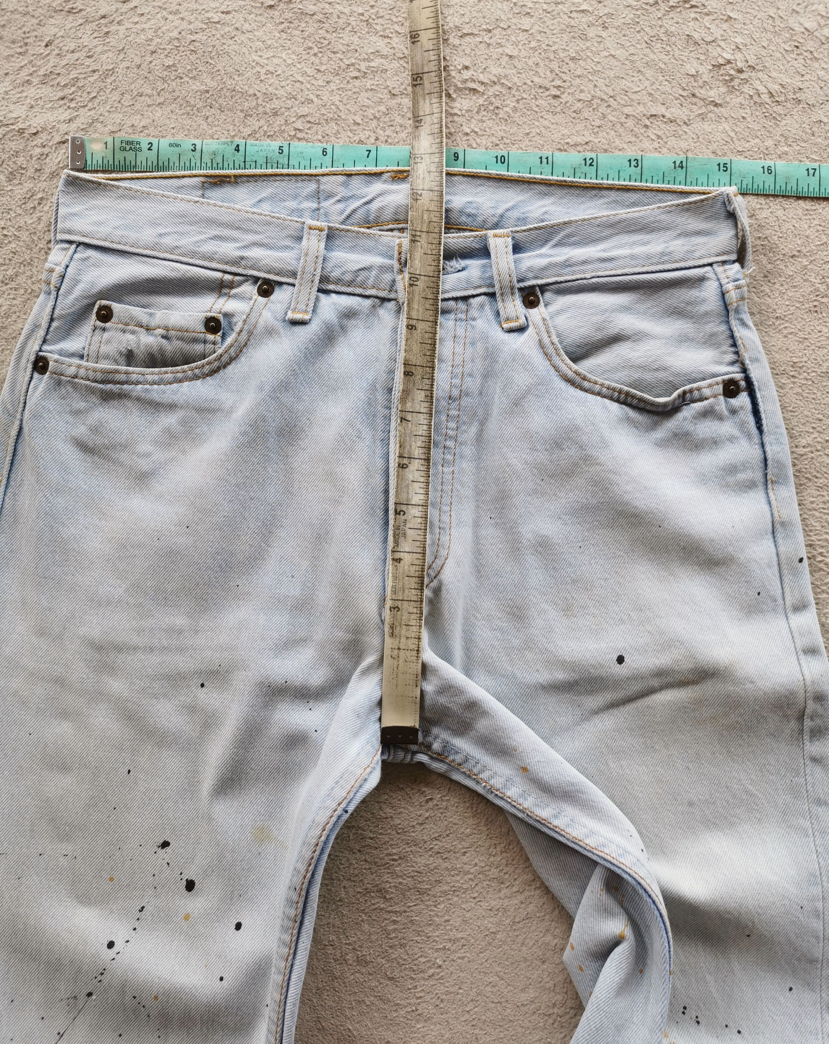 Levi's 1990 Vintage Levis 501 Paint Splash Jeans Size US 30 / EU 46 - 11 Thumbnail