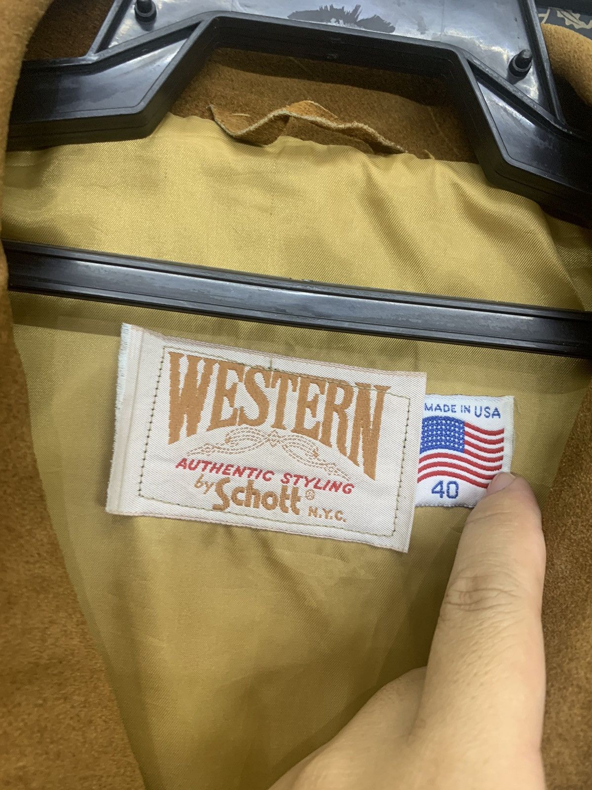 Schott Steals🔥🔥 Vintage Schott Western Leather Jacket Size US L / EU 52-54 / 3 - 8 Thumbnail