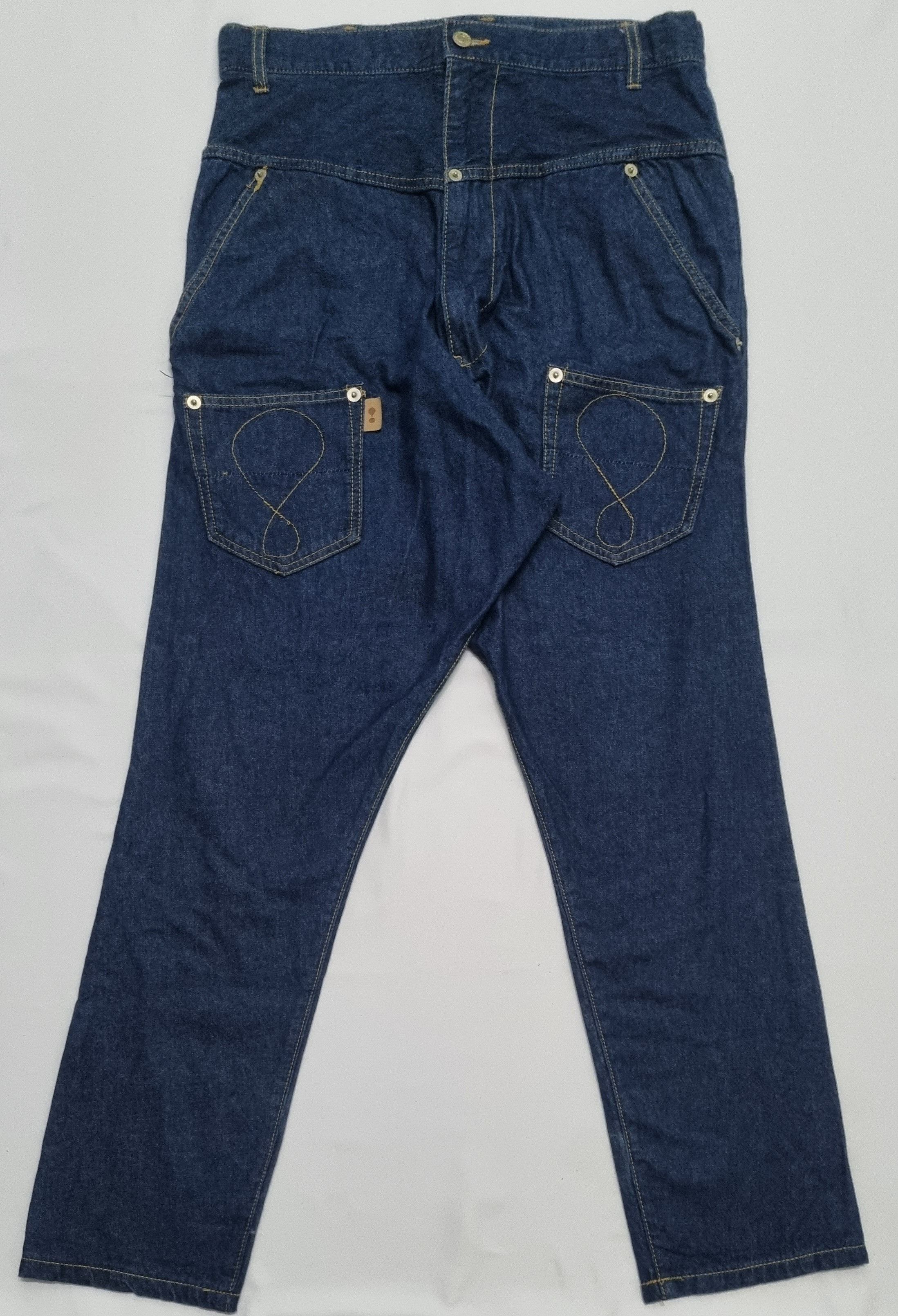 Jevous Enprie Mercibeau X Issey Miyake Denim Pants