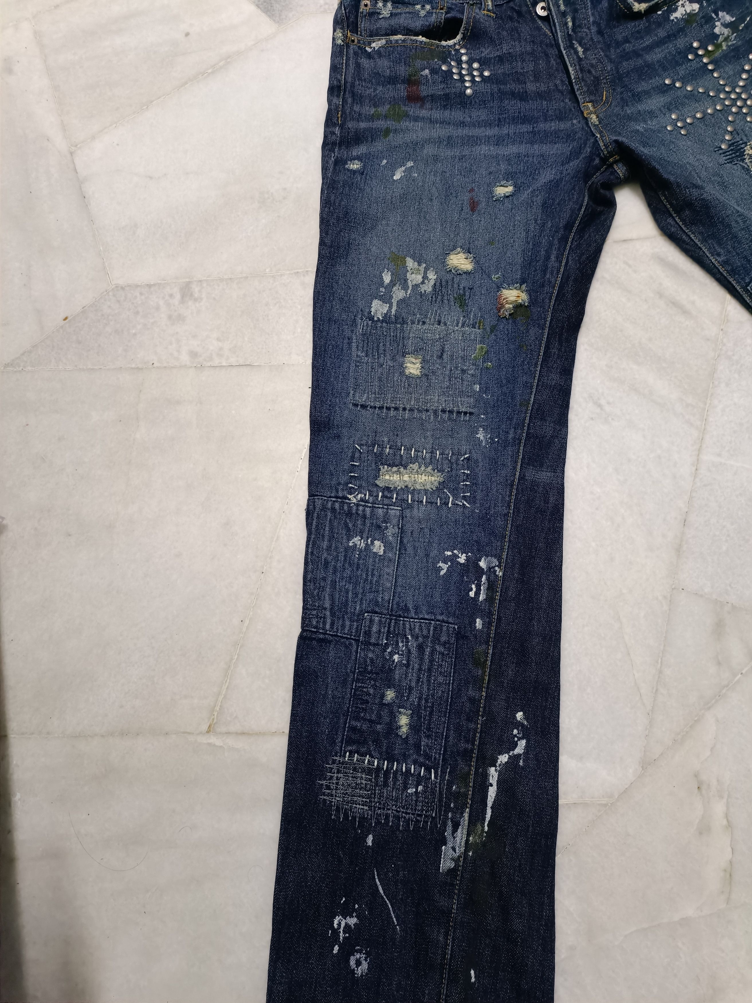 JACKROSE Distressed jeans Jack rose like kapital Size US 32 / EU 48 - 8 Thumbnail