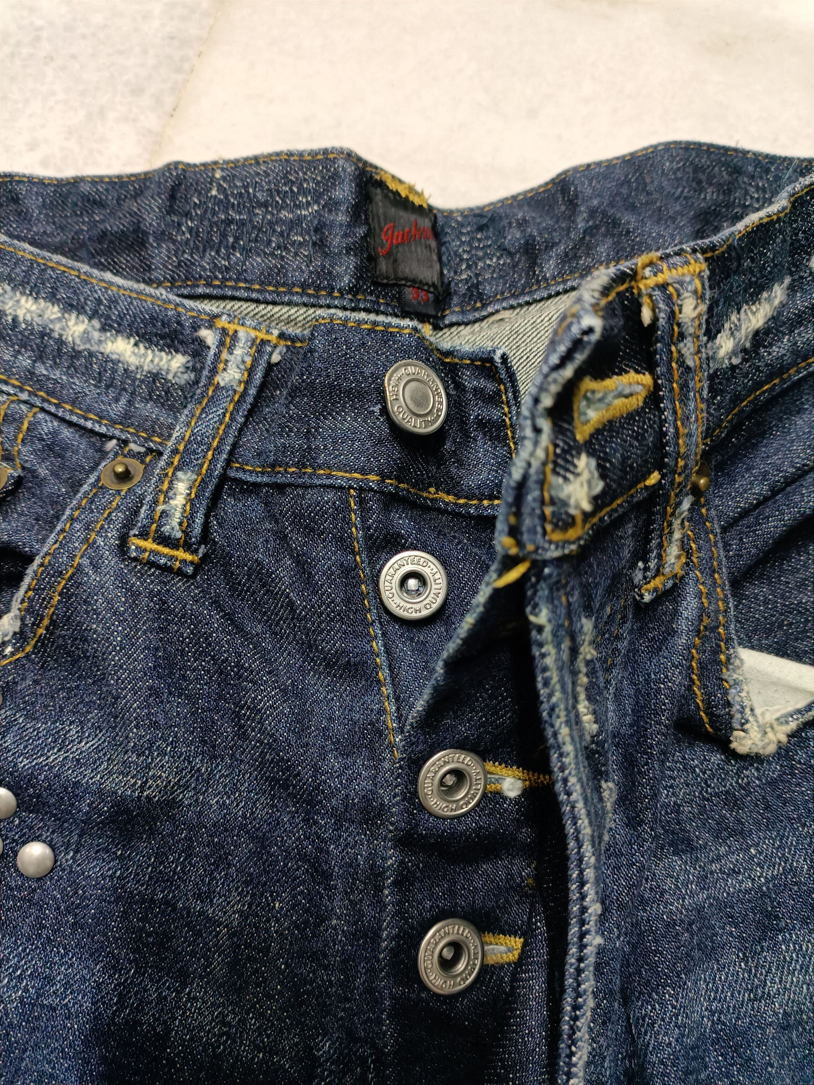 JACKROSE Distressed jeans Jack rose like kapital Size US 32 / EU 48 - 7 Thumbnail