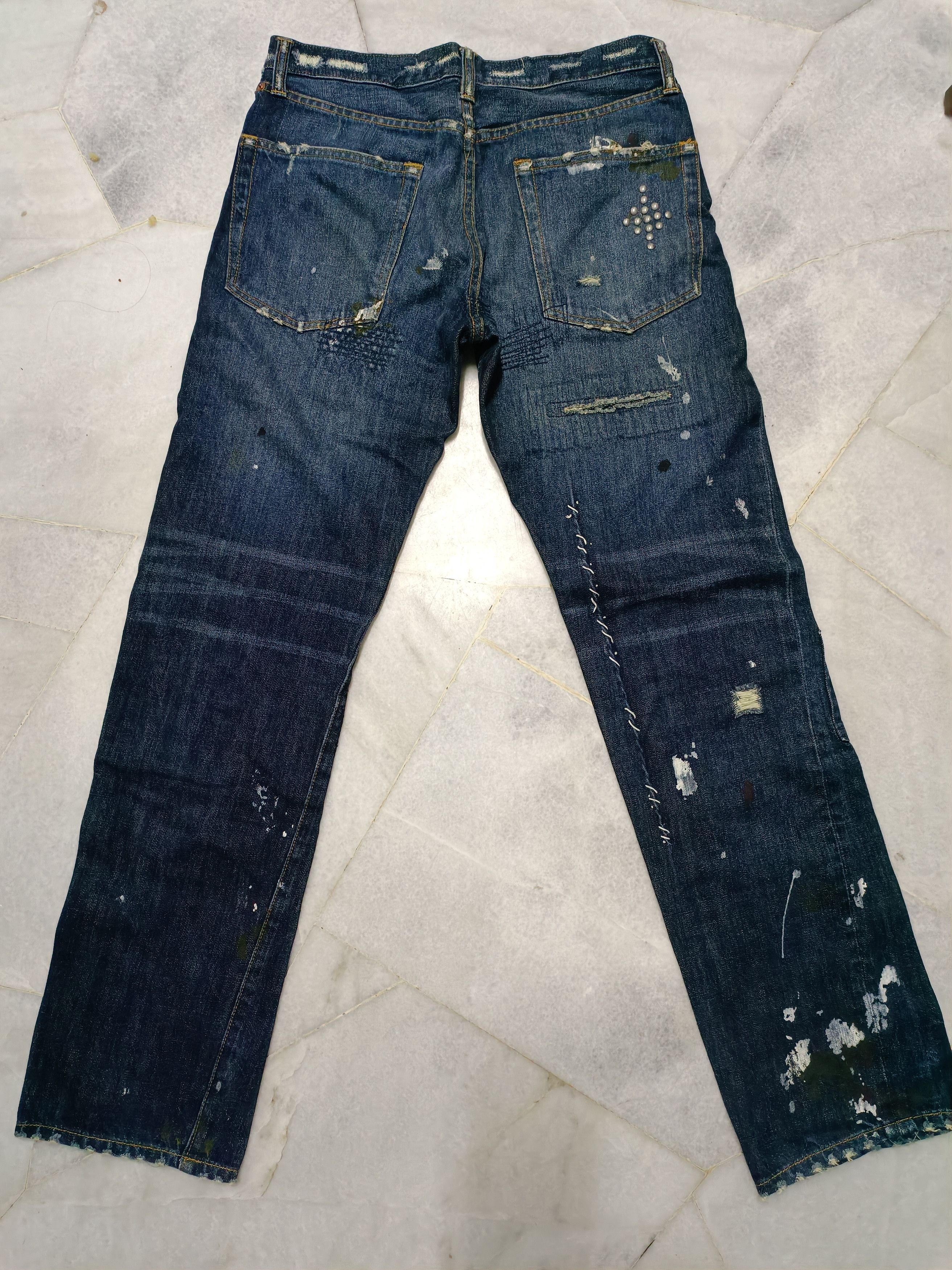 JACKROSE Distressed jeans Jack rose like kapital Size US 32 / EU 48 - 10 Thumbnail