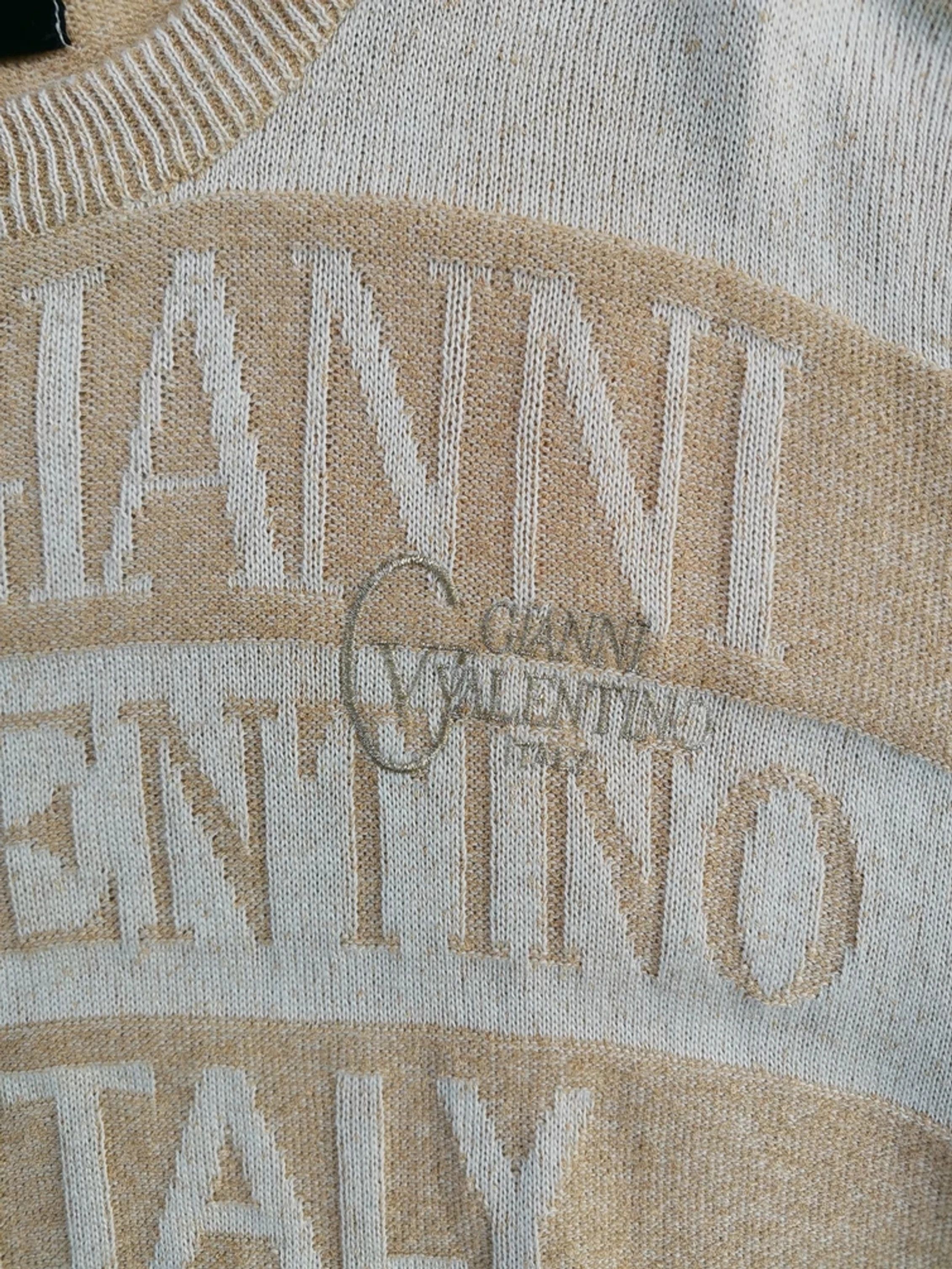 Gianni Valentino Veryrare!!! Gianni Valentino Italy Over Print Knitwear Size US M / EU 48-50 / 2 - 12 Thumbnail