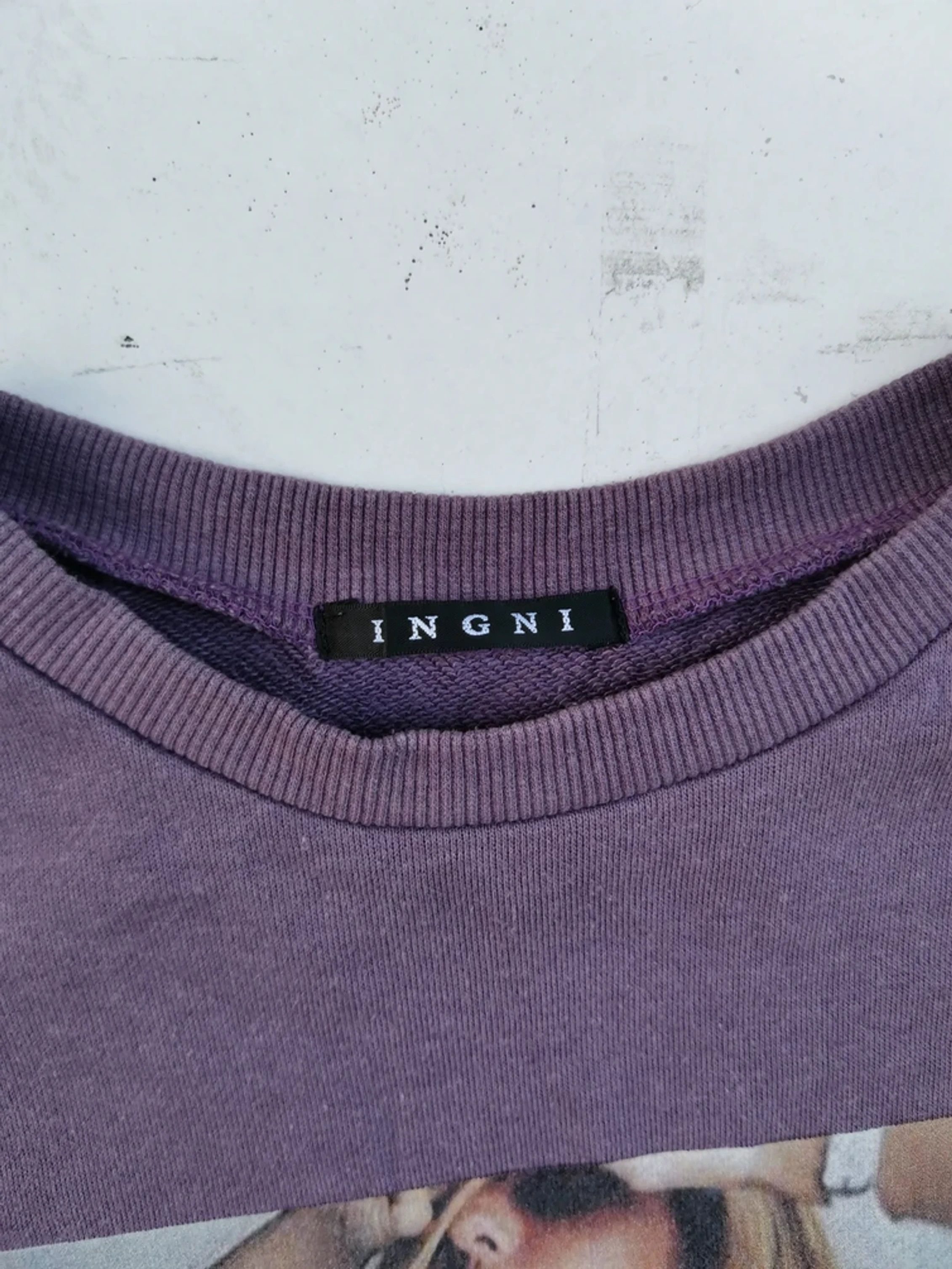 Japanese Brand Ingni: Endearvor in Creased Brightness Big Logo Sweatshirt Size US M / EU 48-50 / 2 - 5 Thumbnail
