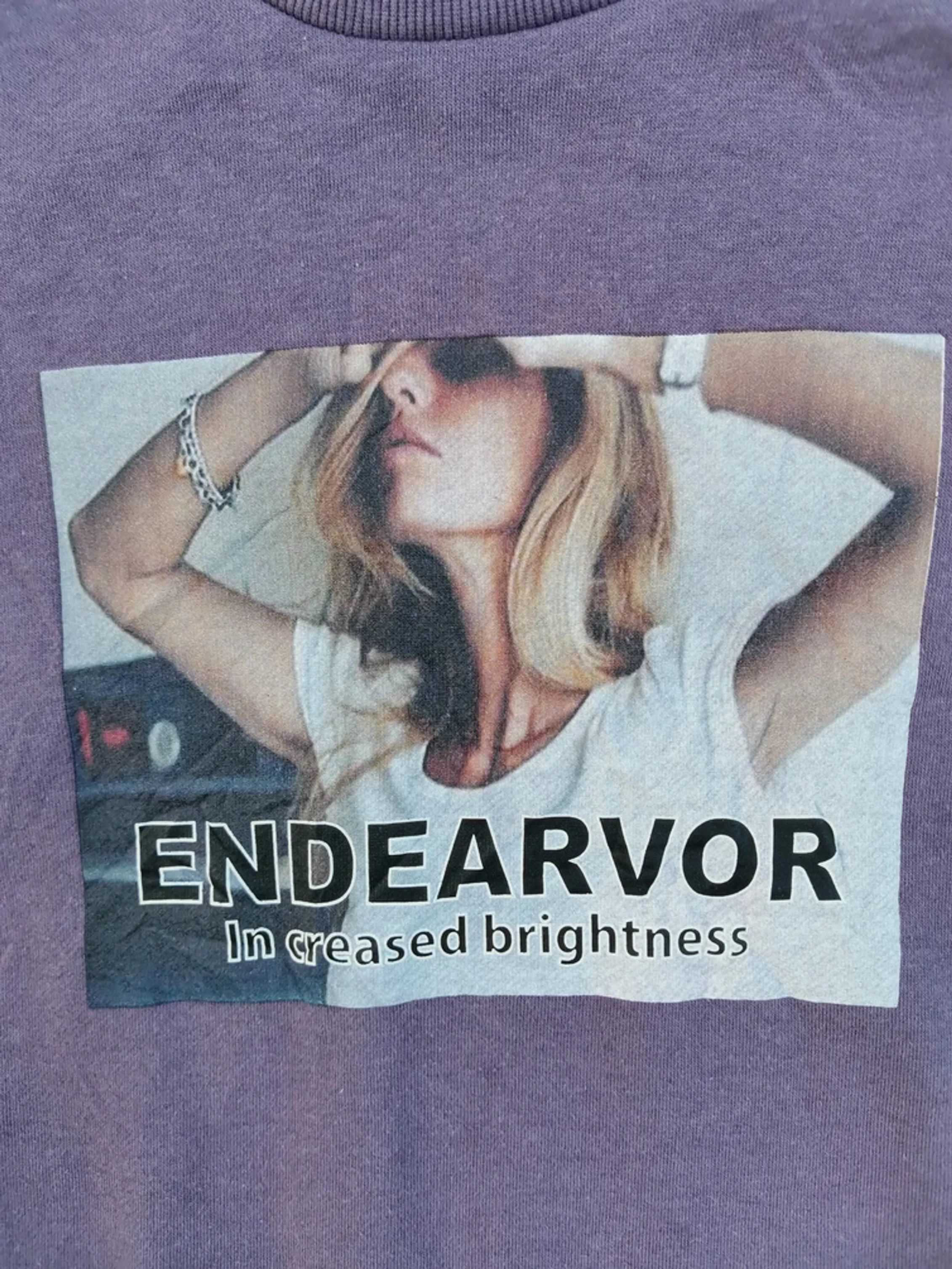 Japanese Brand Ingni: Endearvor in Creased Brightness Big Logo Sweatshirt Size US M / EU 48-50 / 2 - 6 Thumbnail