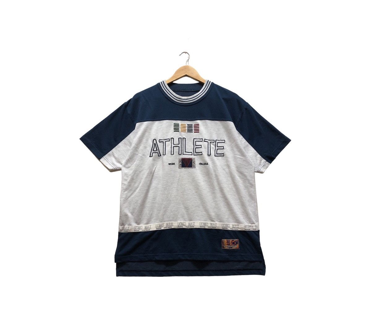 Uomo Moda Italia Short Sleeve T-shirt Big Logo Embroidery