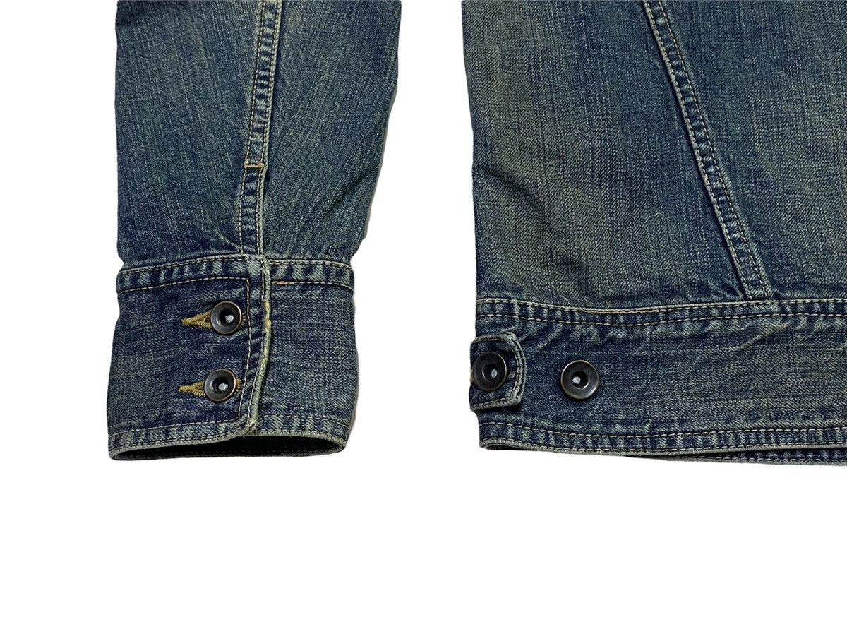 Issey Miyake × Tete Homme Tete Homme Distressed Denim Jacket Size US S / EU 44-46 / 1 - 18 Thumbnail