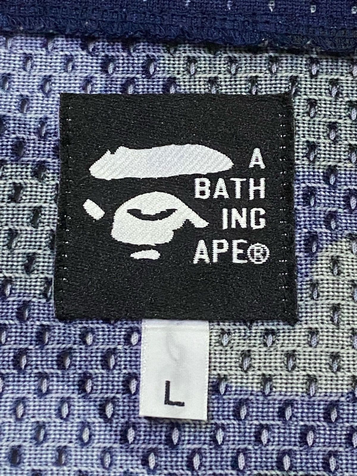 Bape A Bathing Ape Camo Mesh Button Ups Jersey Size US L / EU 52-54 / 3 - 12 Thumbnail
