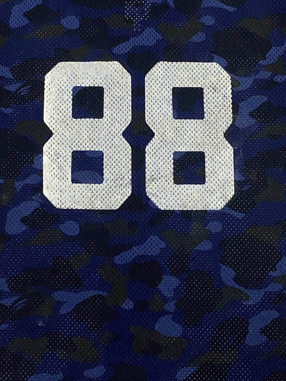 Bape A Bathing Ape Camo Mesh Button Ups Jersey Size US L / EU 52-54 / 3 - 8 Thumbnail